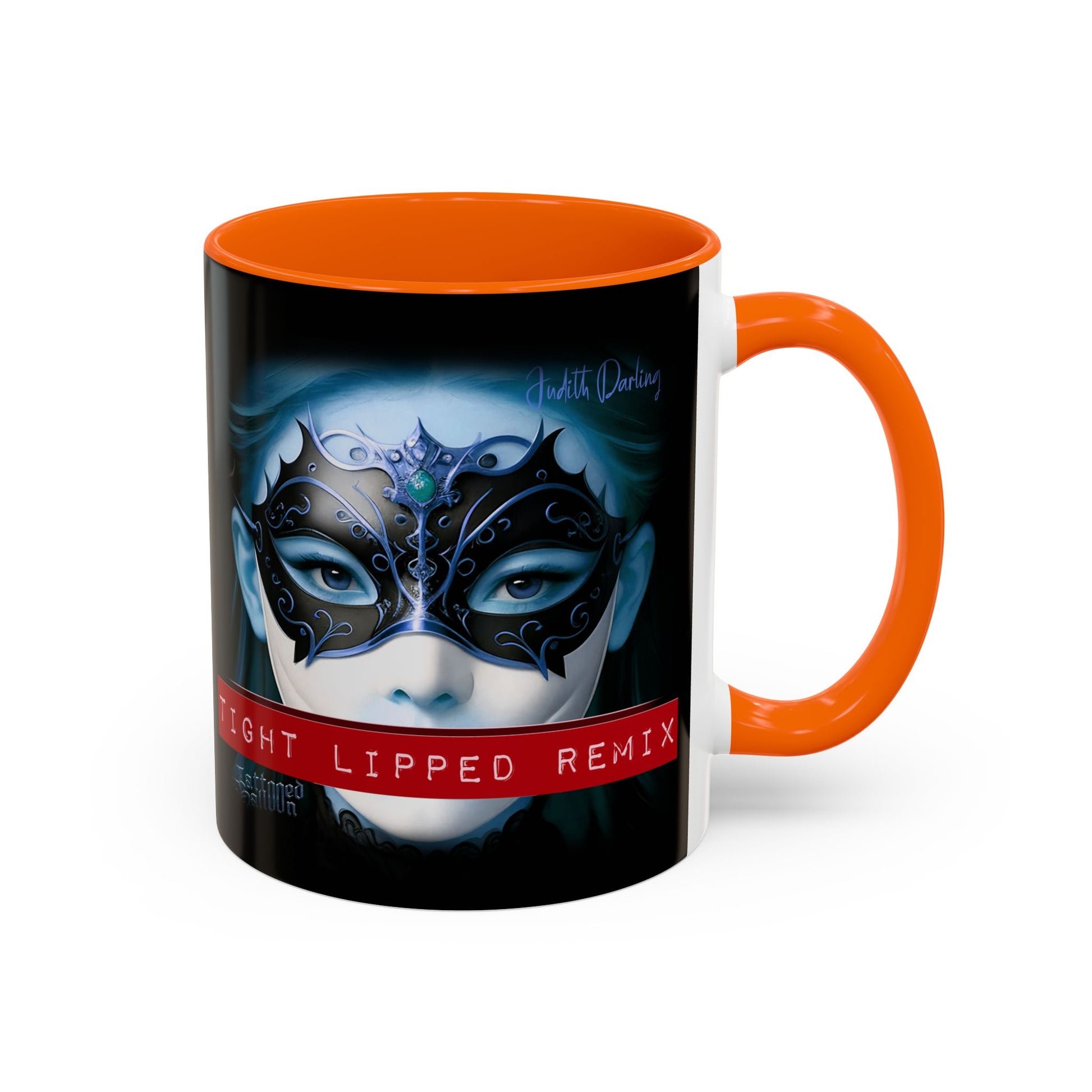 "Judith Darling" Mystical Masquerade Coffee Mug from Tattooed Balloon