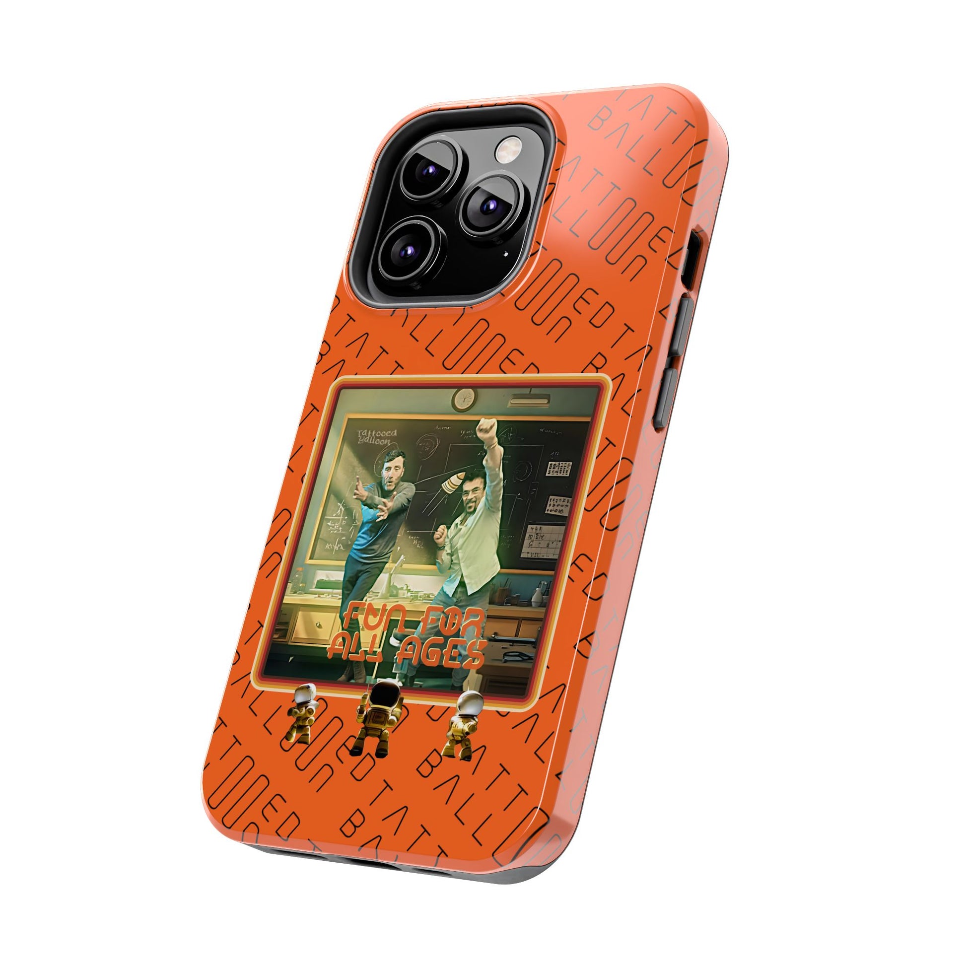 Hypersonic By Tattooed Balloon Now in the Palm of you hand!, Unique Phone Cover Orange