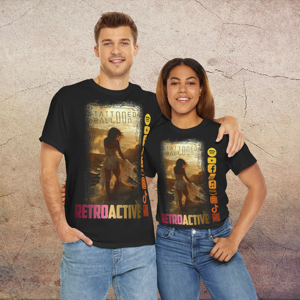 Retro-Active Tee by Tattooed Balloon, Festival Apparel