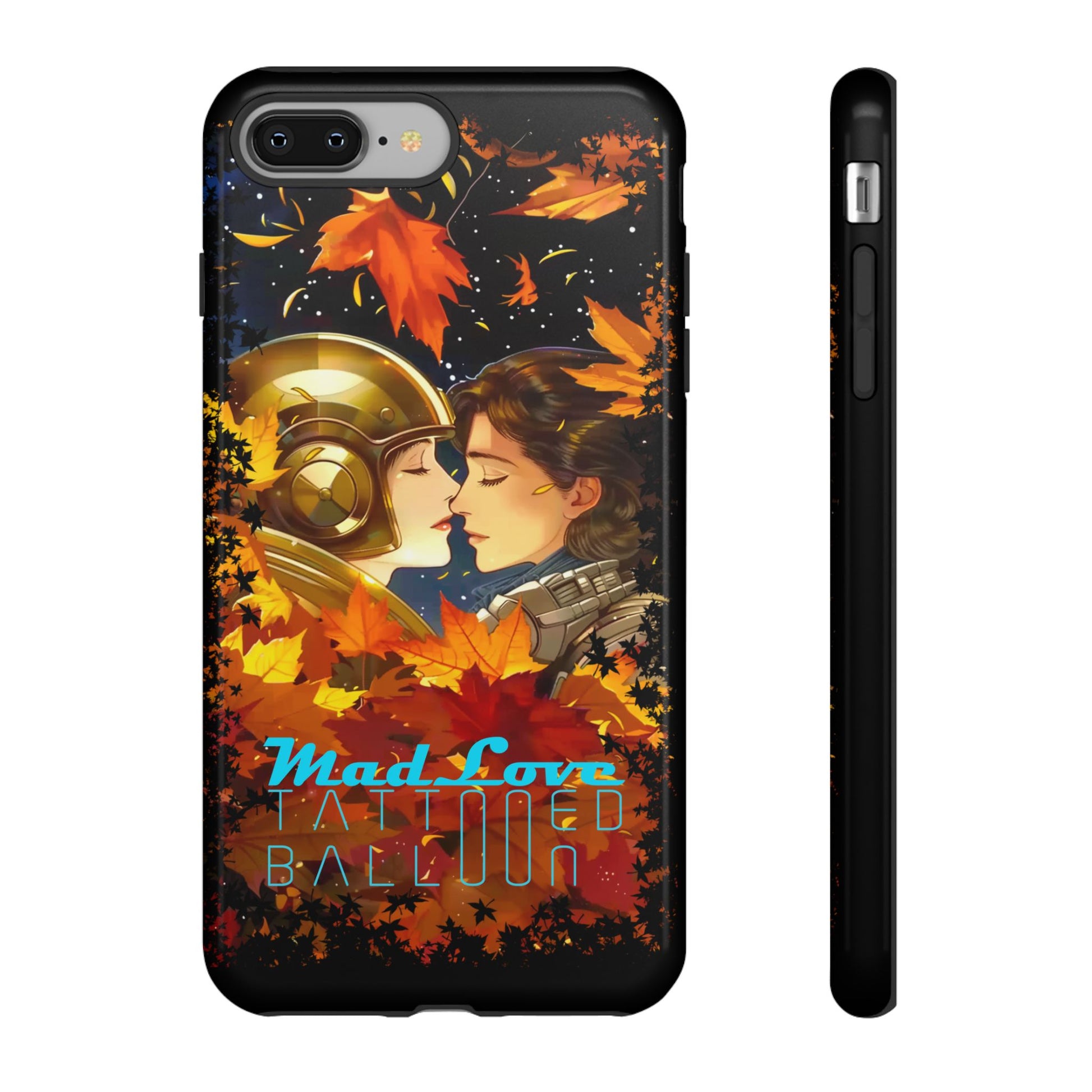 "Mad Love" Phone Case, Fall Themed Phone Accessory, Cute Couple Protector, Seasonal Tech Accessories, Gift for Him or Her