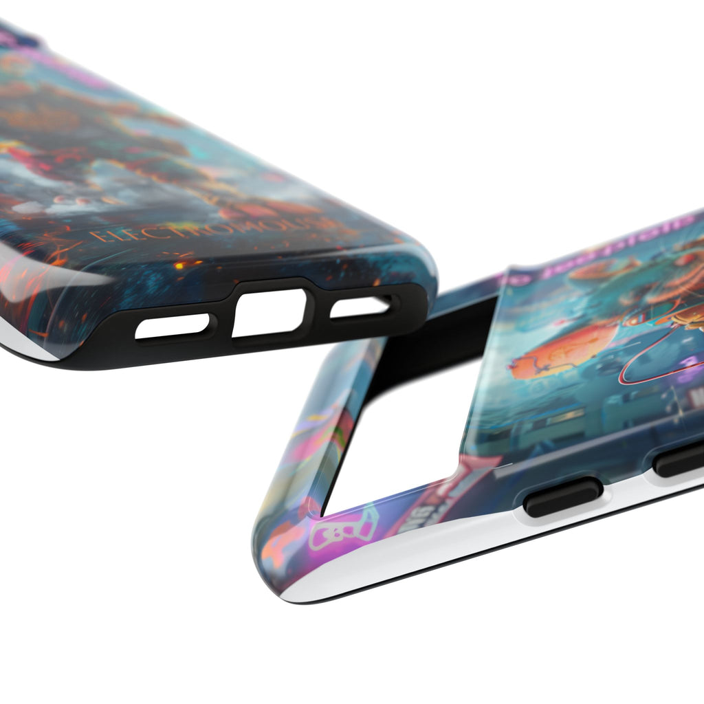 Electromouse Cyber City Design from Tattooed Balloon's 'Dirty Circuits' Album, Phone Cases