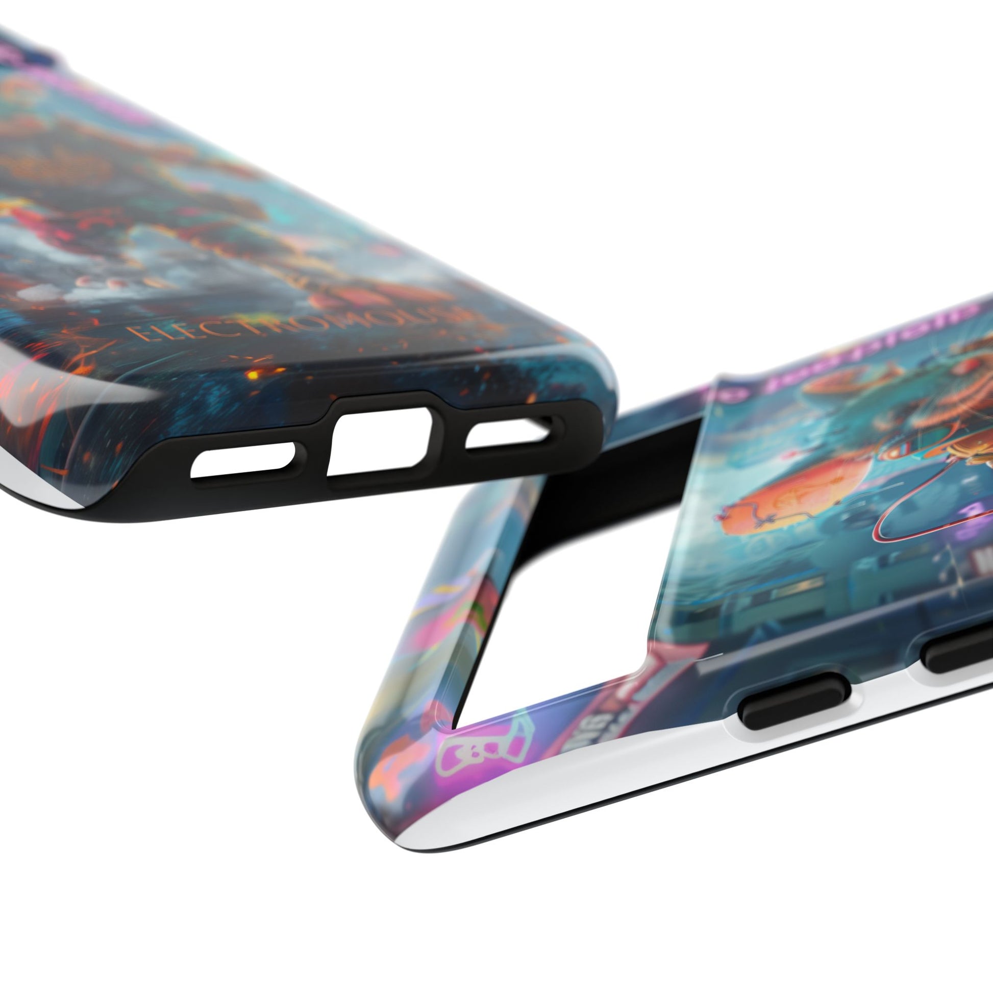 Electromouse Cyber City Design from Tattooed Balloon's 'Dirty Circuits' Album, Phone Cases