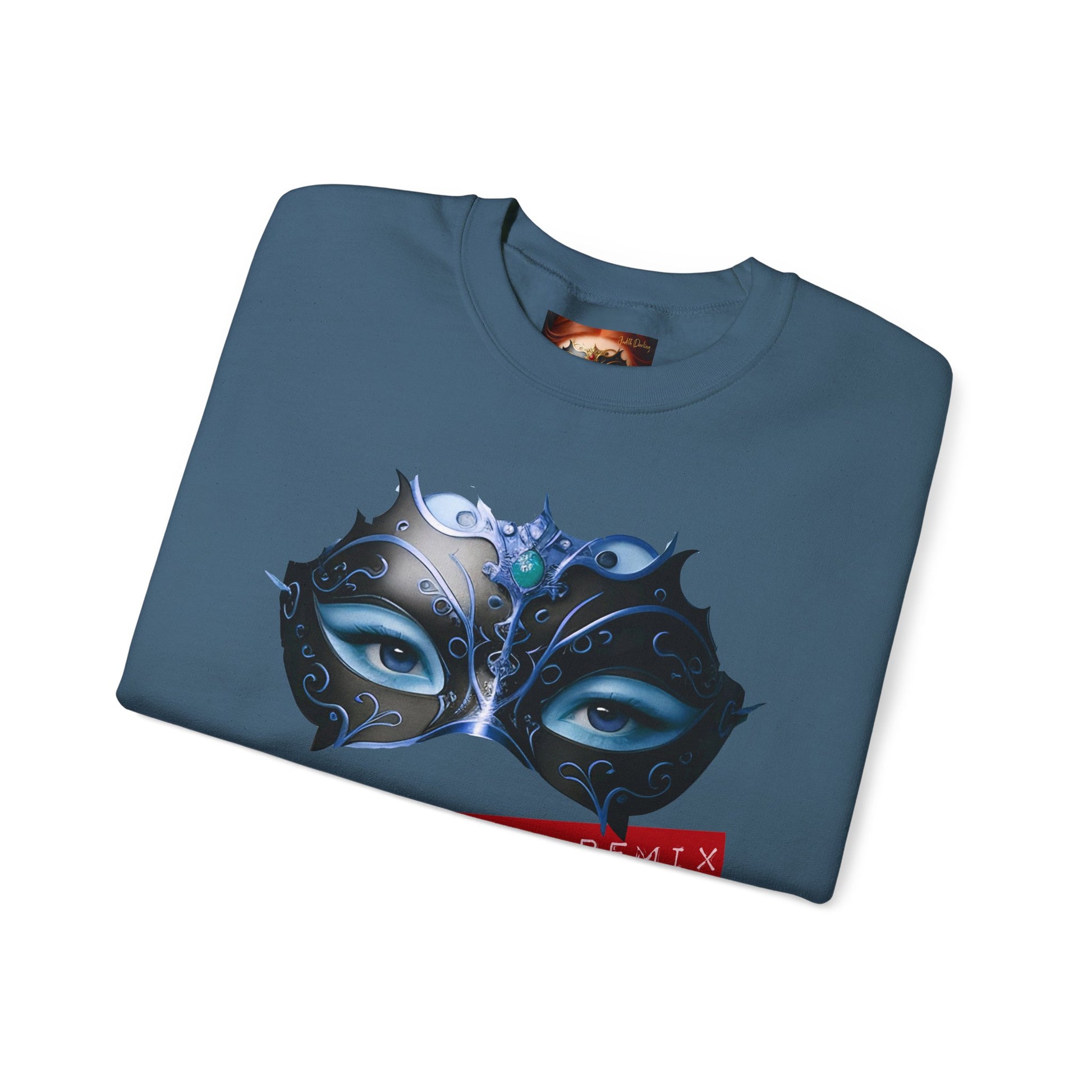 Judith Darling now here as a Mystical Graphic Crewneck Sweatshirt, Unique Unisex Pullover, Streetwear Fashion, Gift for Art Lovers, Statement Piece, Cozy Everyday Wear