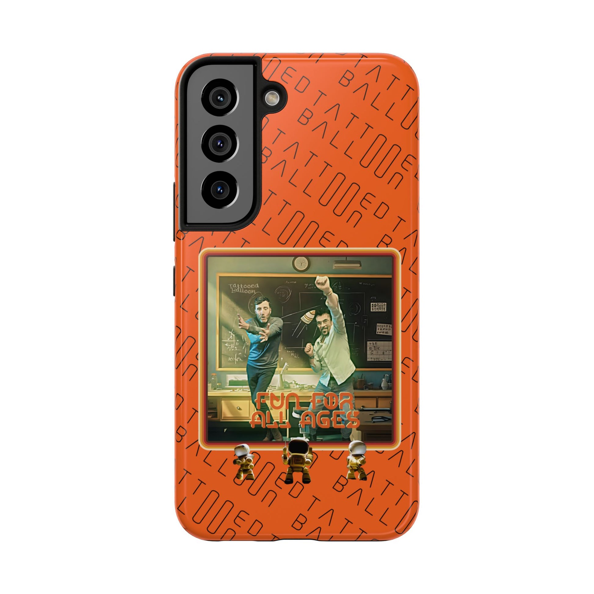 Hypersonic By Tattooed Balloon Now in the Palm of you hand!, Unique Phone Cover Orange
