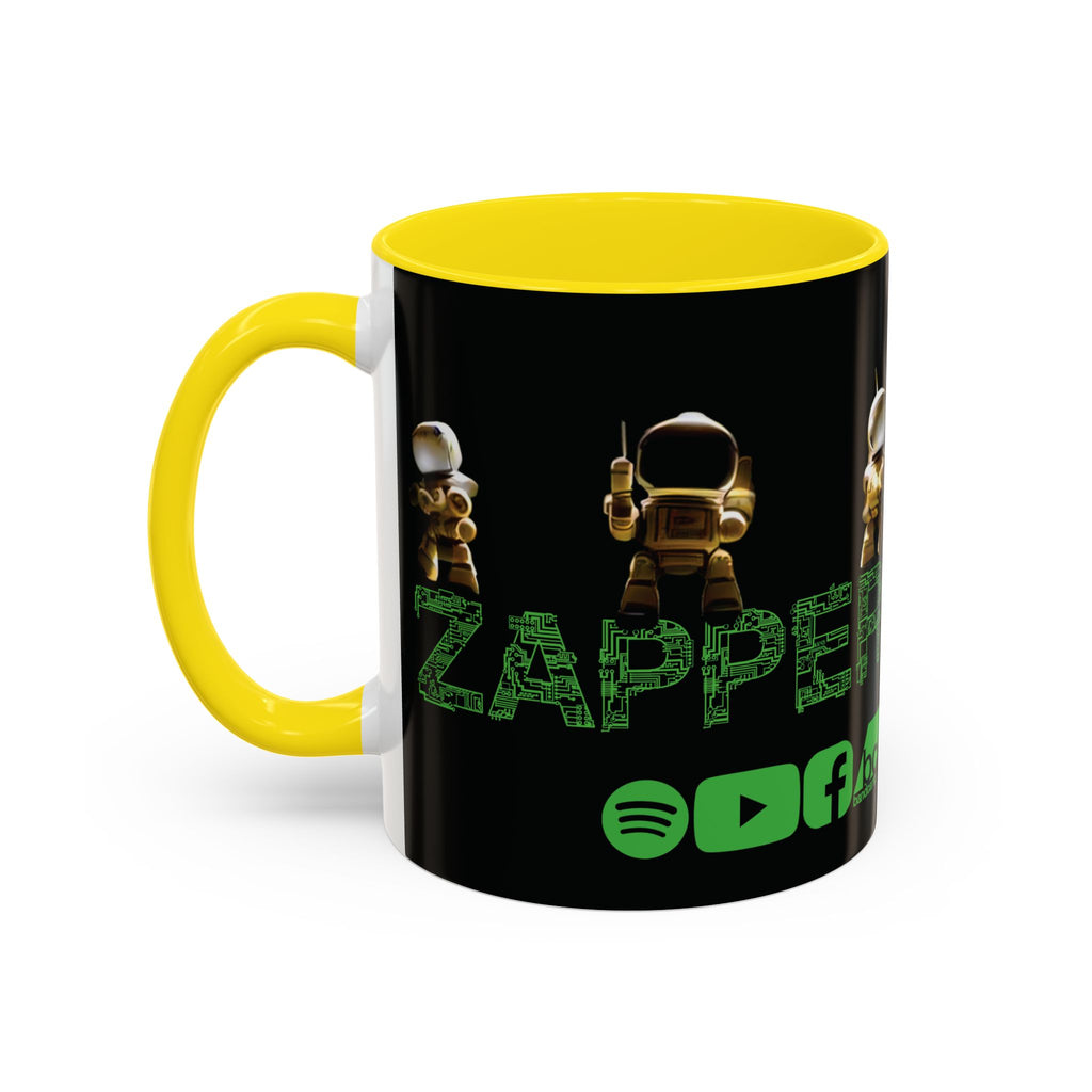 "Zapper" by Tattooed Balloon,  Accent Coffee Mug for TB Lovers