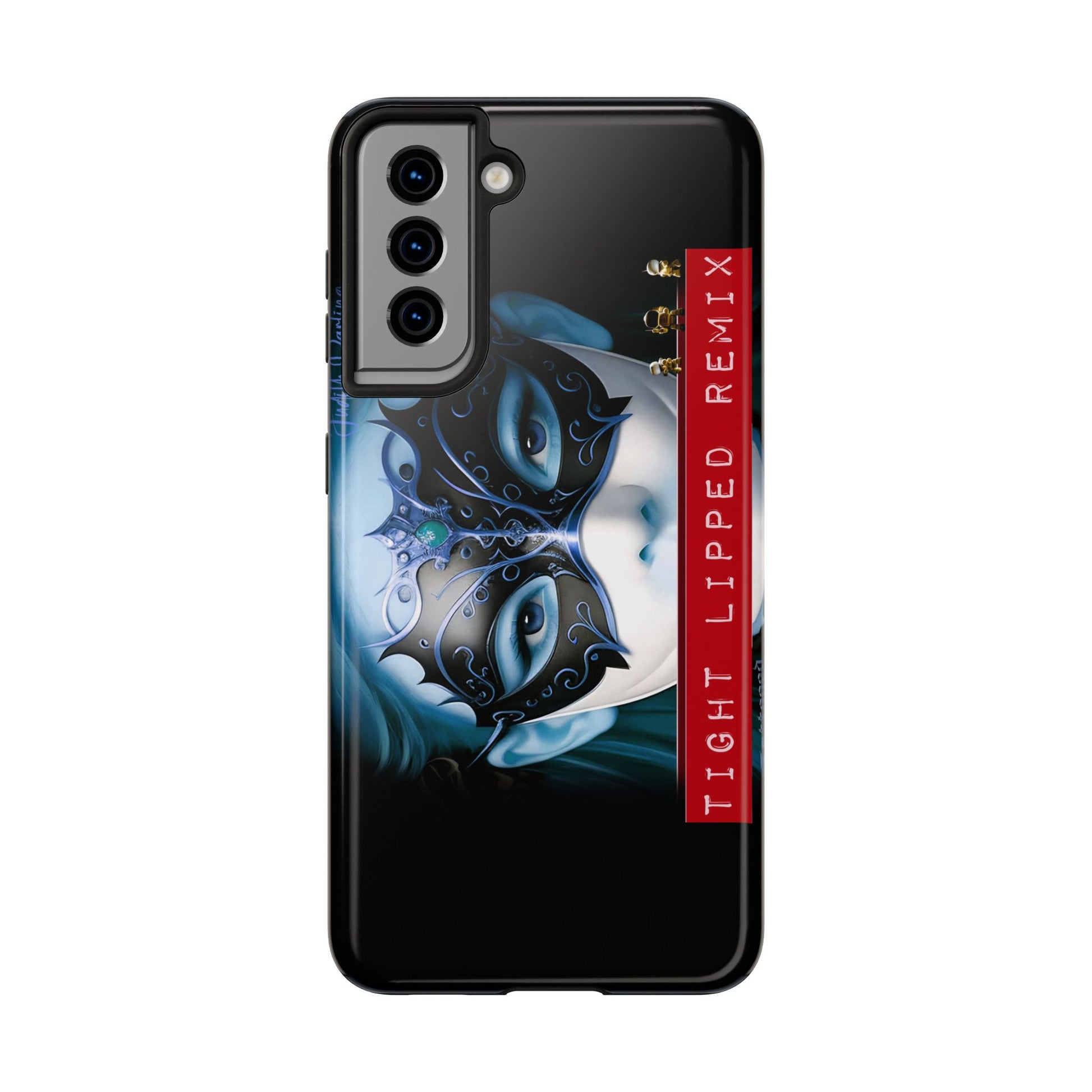 "Judith Darling" By Tattooed Balloon Now in the Palm of you hand!, Unique Phone Cover (Black)