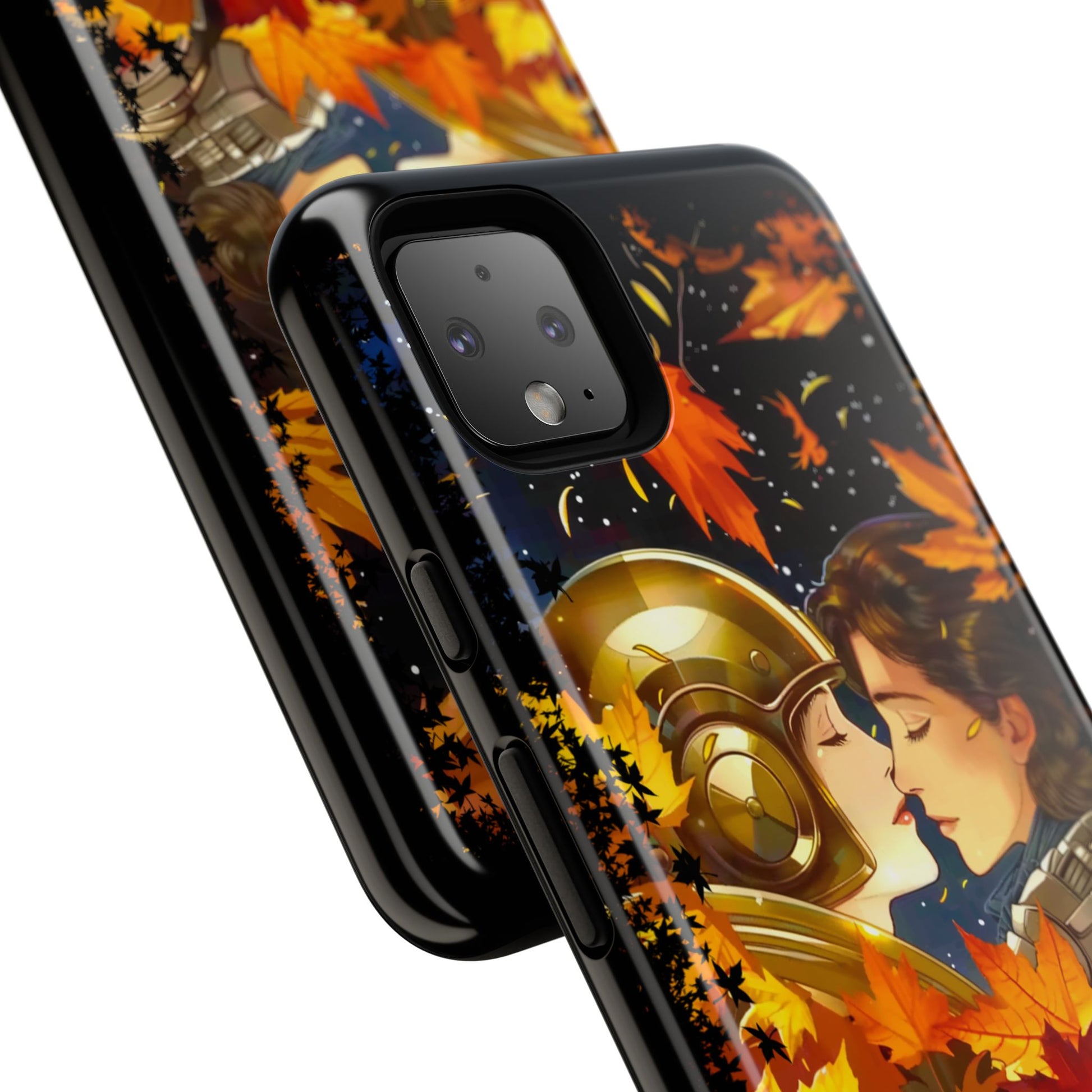 "Mad Love" Phone Case, Fall Themed Phone Accessory, Cute Couple Protector, Seasonal Tech Accessories, Gift for Him or Her