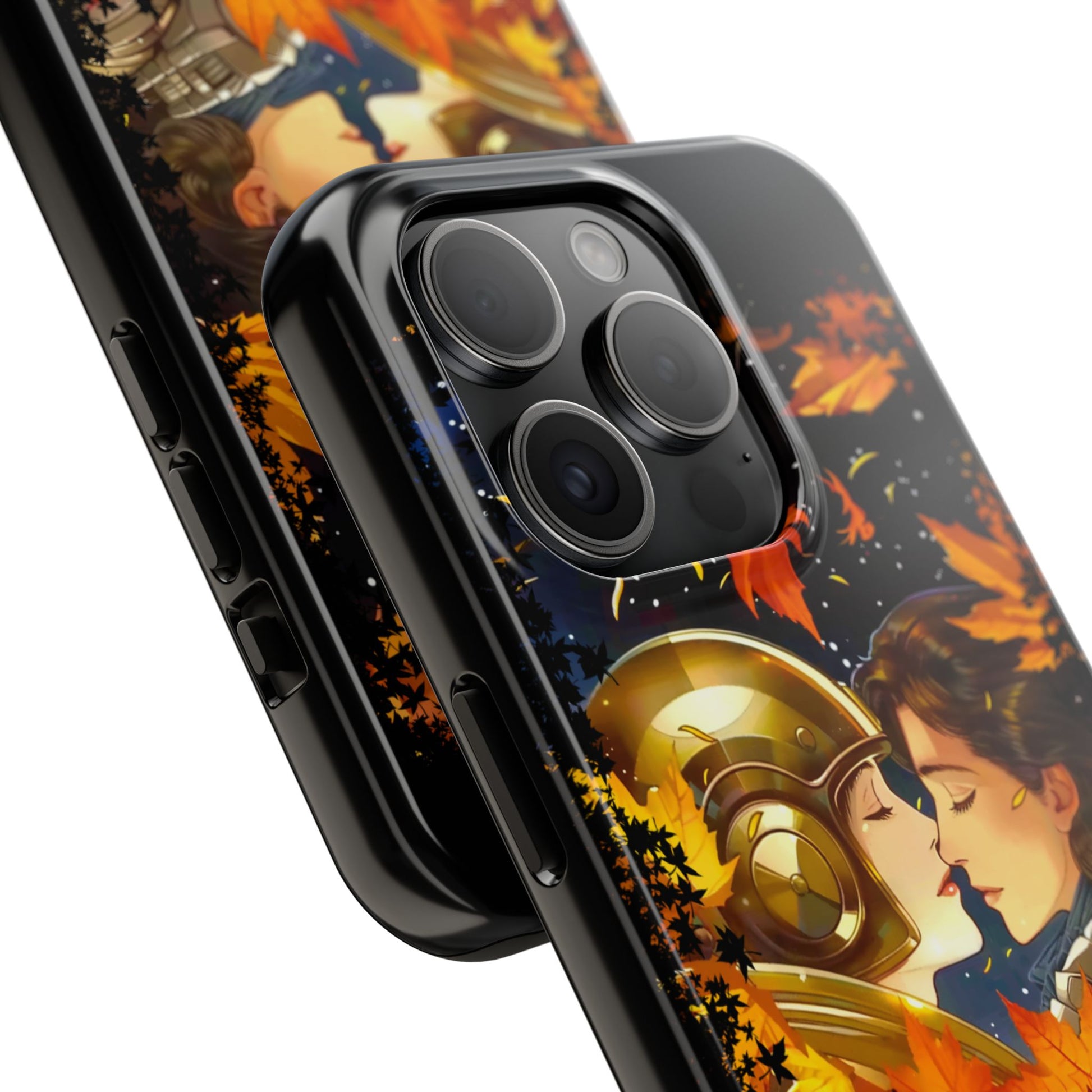 Tattooed Balloon, Unique Phone Covers, Mad Love Design, Autumn Vibes, Romantic Quotes Tough Phone Cases for Her | Fall Accessories, Couple Gifts,