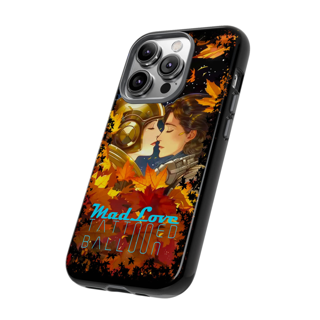 "Mad Love" Phone Case, Fall Themed Phone Accessory, Cute Couple Protector, Seasonal Tech Accessories, Gift for Him or Her