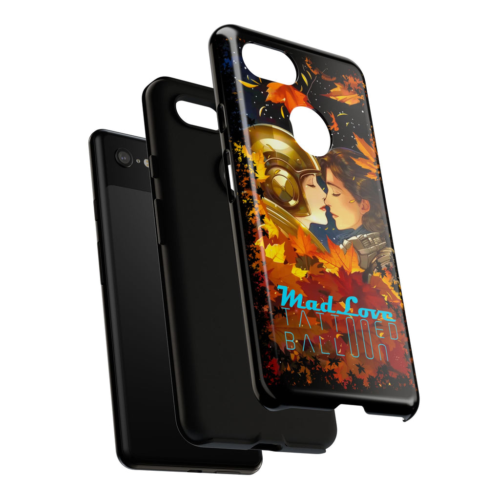 "Mad Love" Phone Case, Fall Themed Phone Accessory, Cute Couple Protector, Seasonal Tech Accessories, Gift for Him or Her