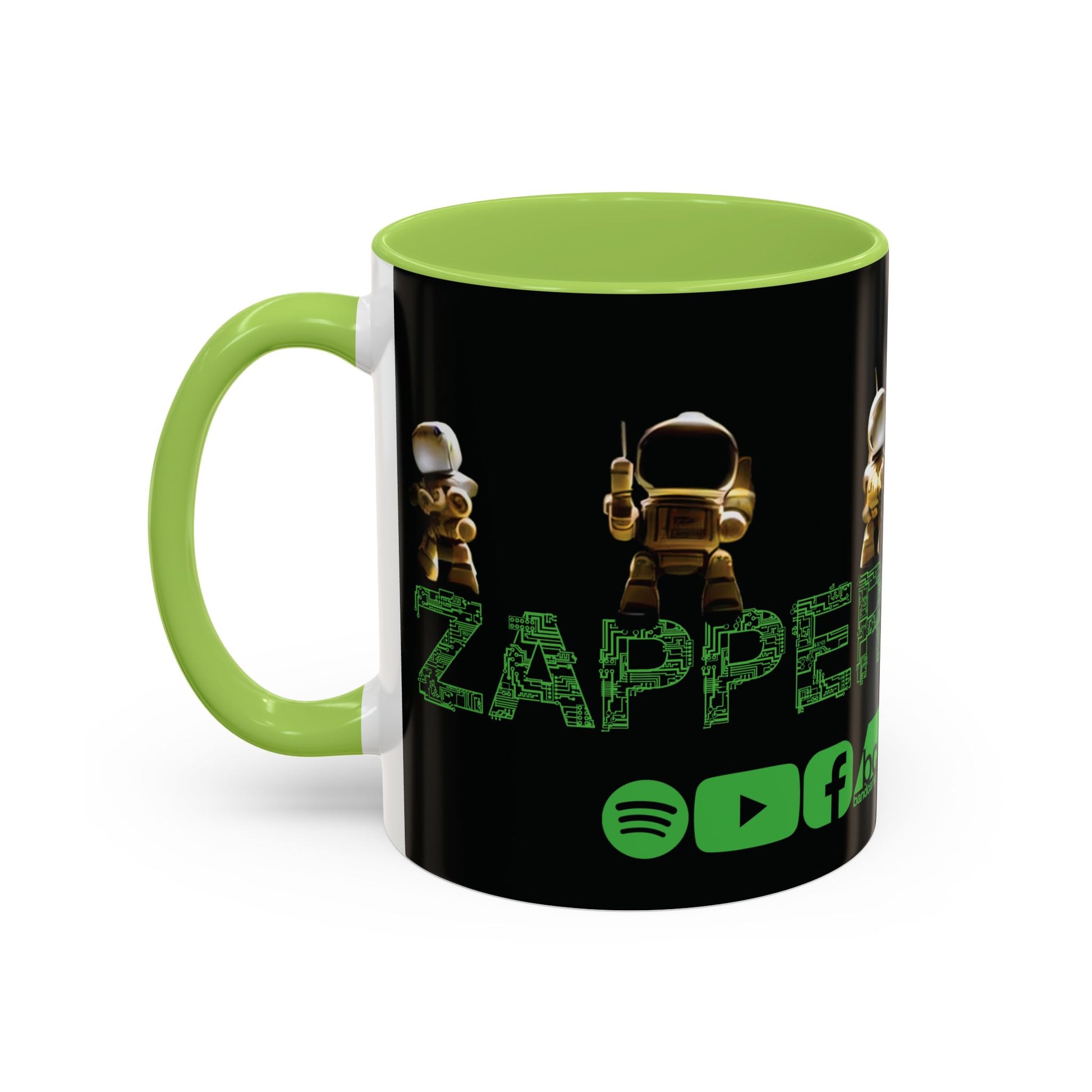 "Zapper" by Tattooed Balloon,  Accent Coffee Mug for TB Lovers