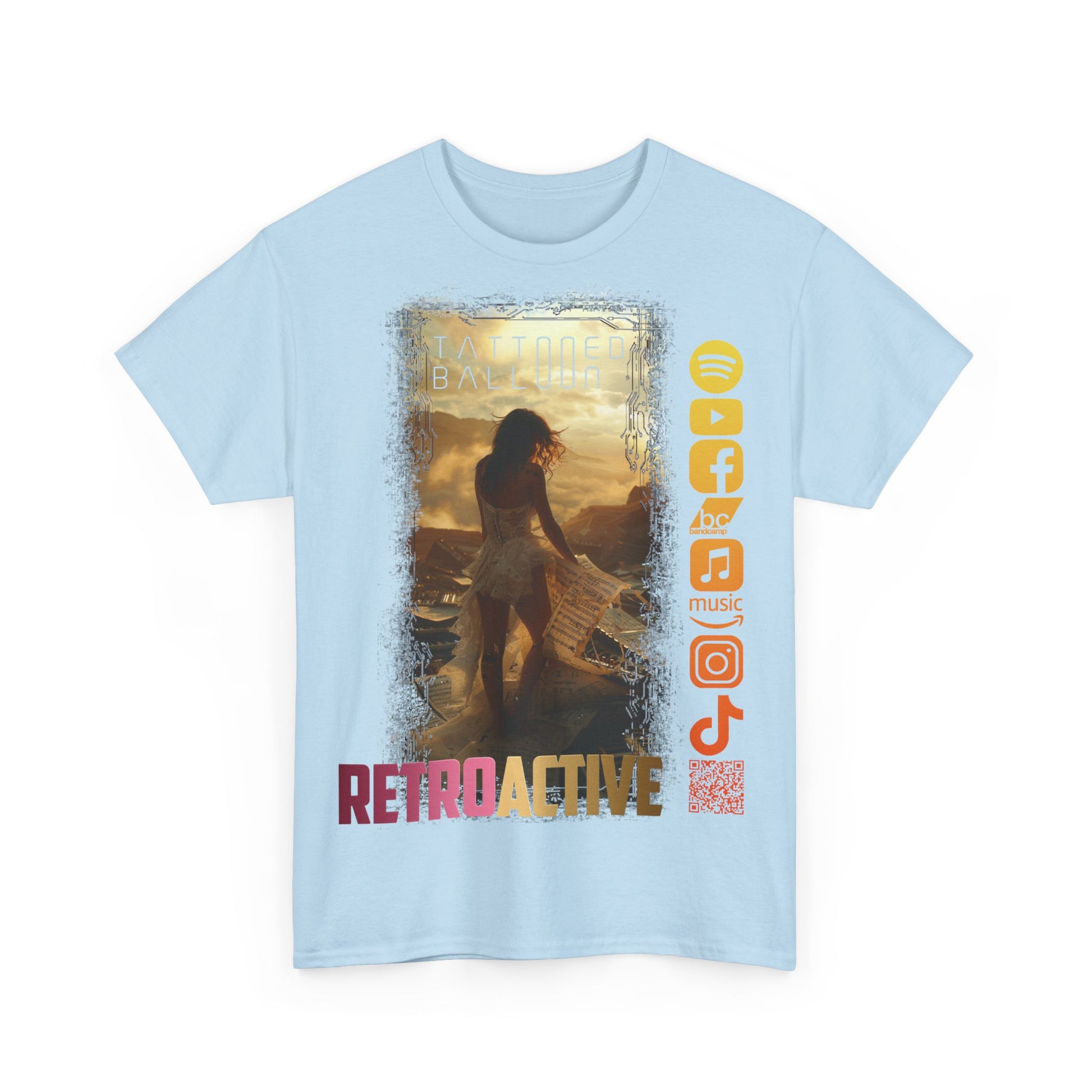 Retro-Active Tee by Tattooed Balloon, Festival Apparel