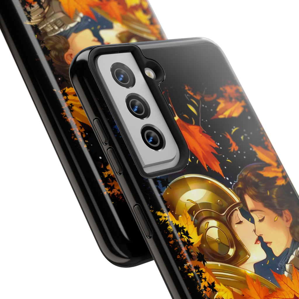 Tattooed Balloon, Unique Phone Covers, Mad Love Design, Autumn Vibes, Romantic Quotes Tough Phone Cases for Her | Fall Accessories, Couple Gifts,