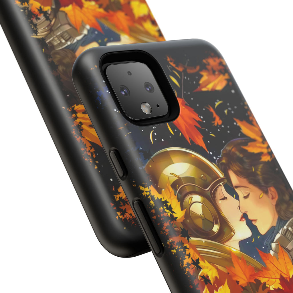 "Mad Love" Phone Case, Fall Themed Phone Accessory, Cute Couple Protector, Seasonal Tech Accessories, Gift for Him or Her