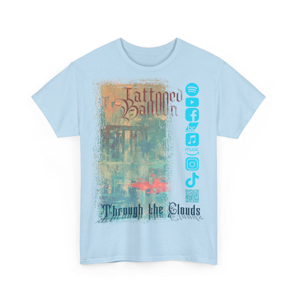 "Through The Clouds" Album Tee by Tattooed Balloon, Festival Apparel