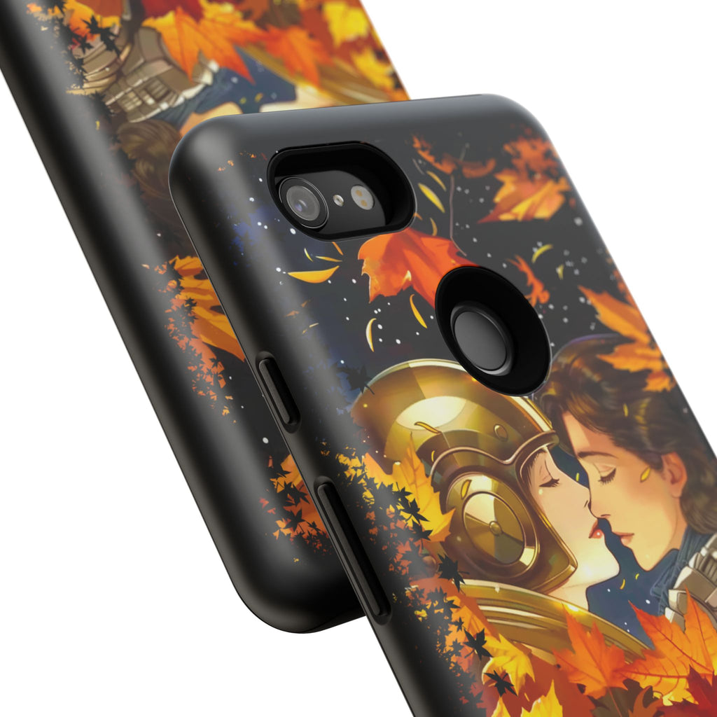 "Mad Love" Phone Case, Fall Themed Phone Accessory, Cute Couple Protector, Seasonal Tech Accessories, Gift for Him or Her