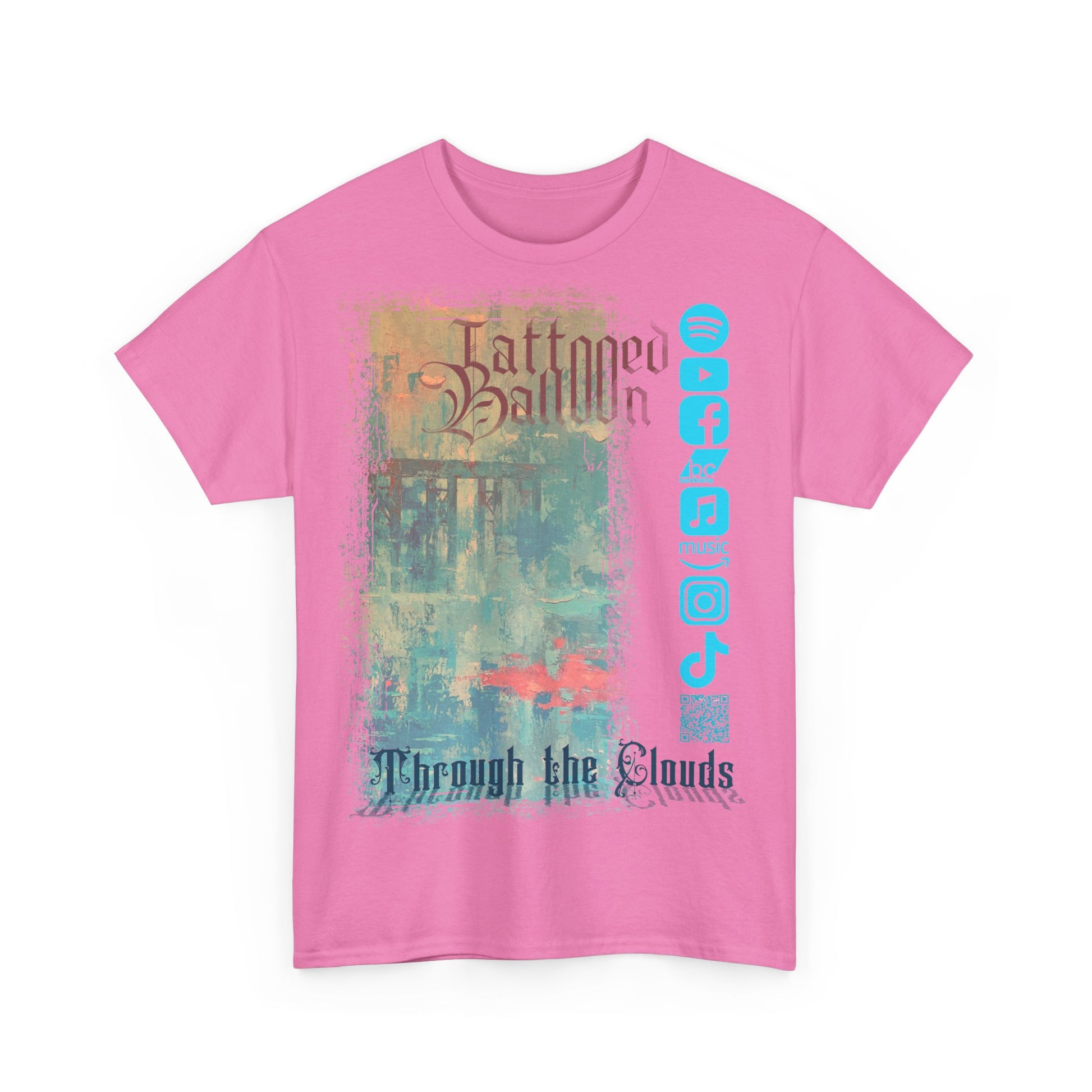 "Through The Clouds" Album Tee by Tattooed Balloon, Festival Apparel