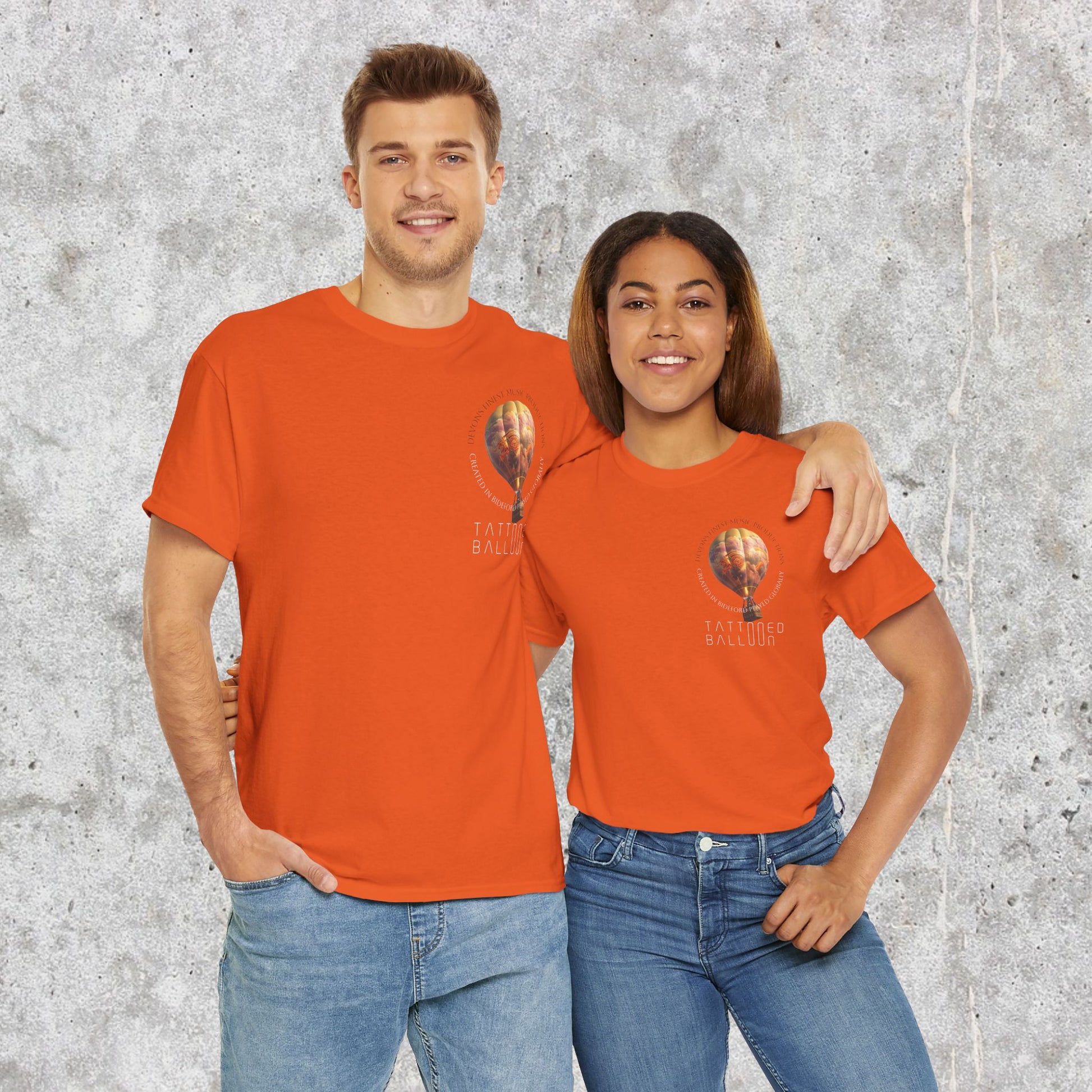 Tattooed Balloon Tee, Casual Wear, Outdoor Adventure T-Shirt, Festival Apparel, Summer Vibes Clothing, Unique Gift Idea