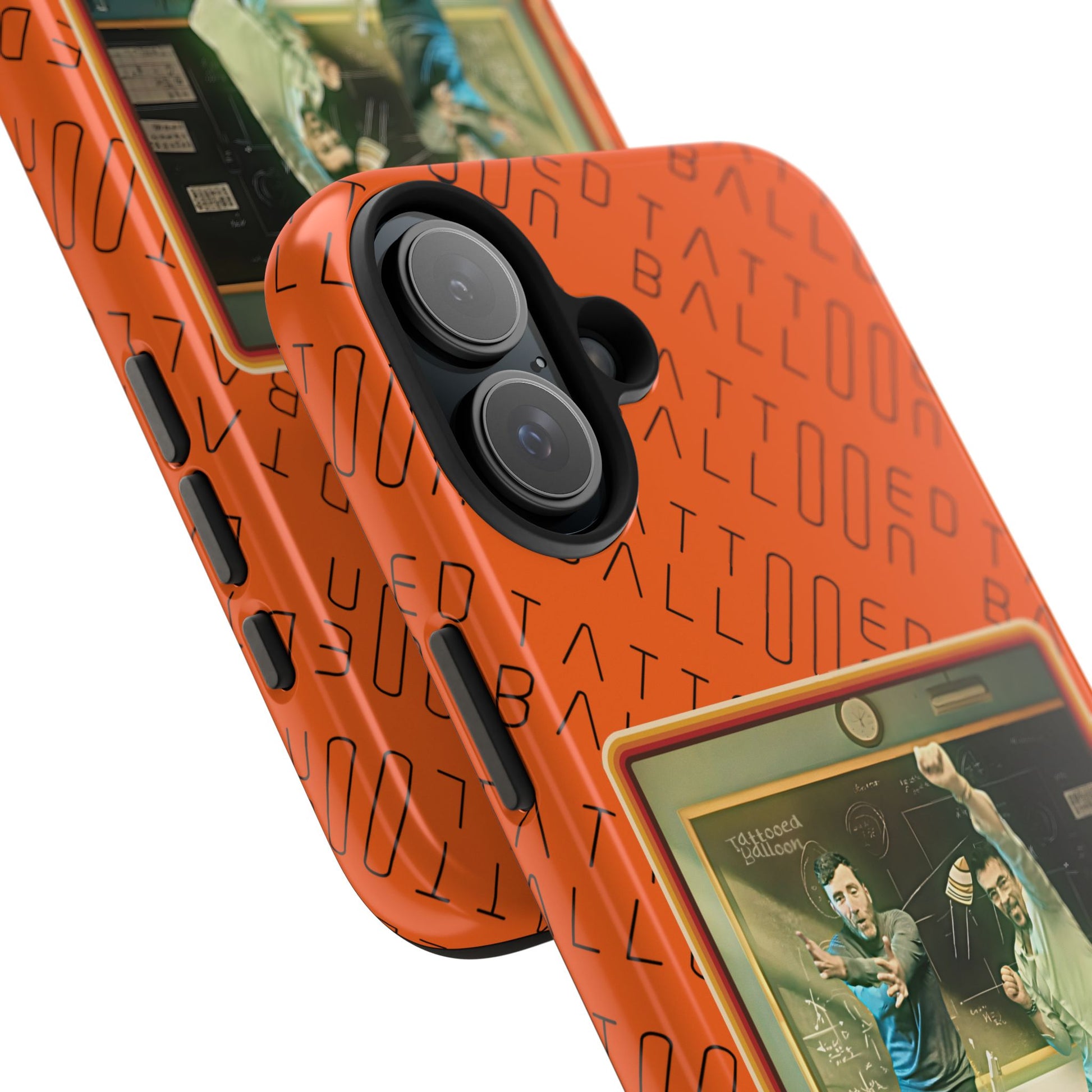 Hypersonic By Tattooed Balloon Now in the Palm of you hand!, Unique Phone Cover Orange