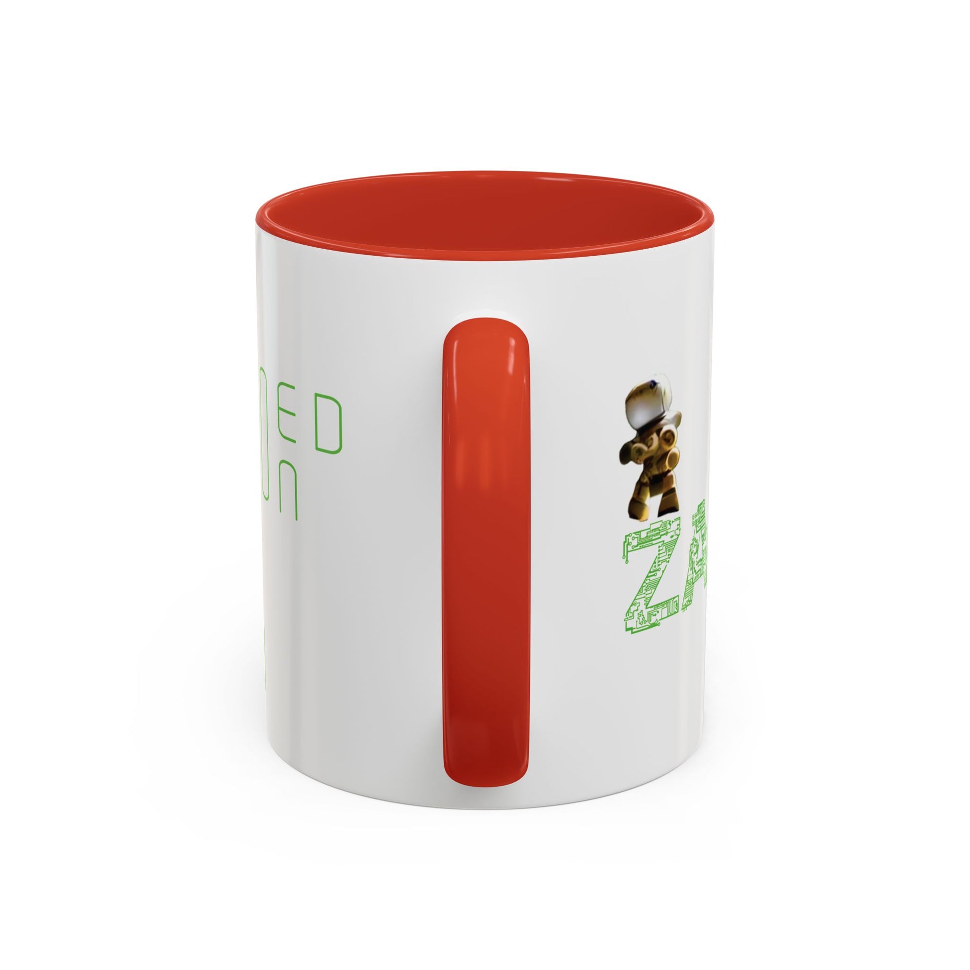 "Zapper" by Tattooed Balloon, Accent Coffee Mug for TB Lovers.