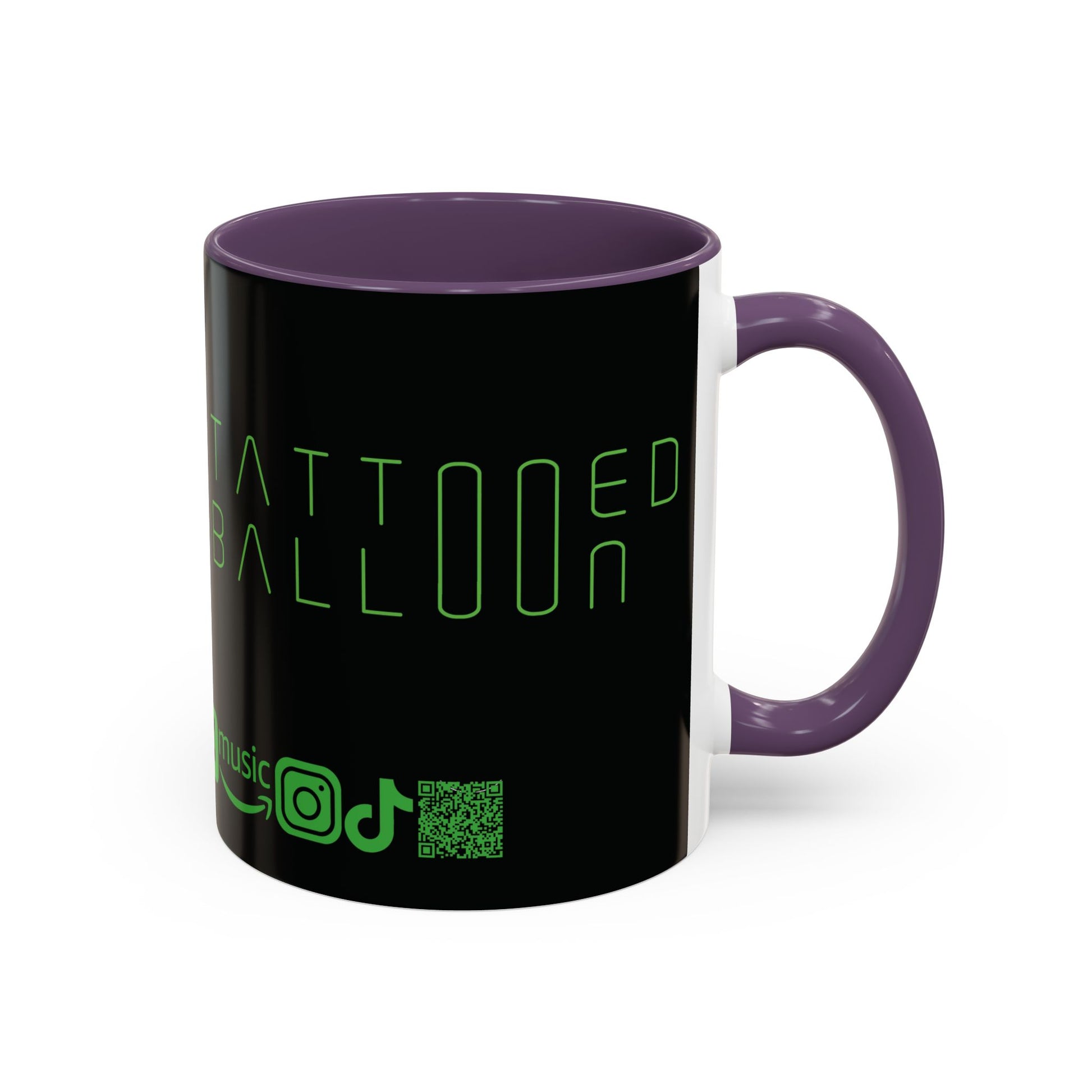 "Zapper" by Tattooed Balloon,  Accent Coffee Mug for TB Lovers