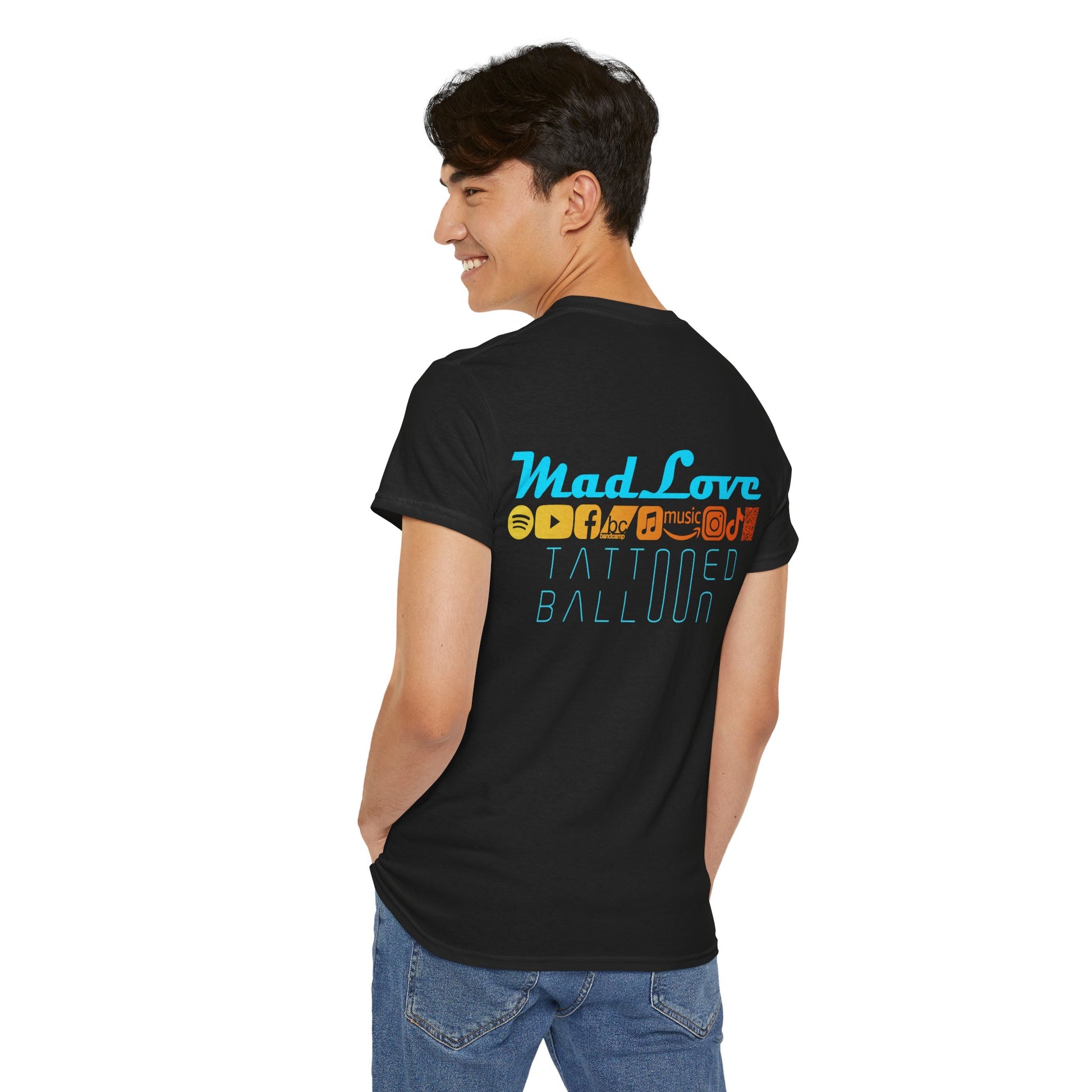 "Mad Love" Tee, by Tattooed Balloon, Fall Vibes,  Social Media Tee, Festival Apparel