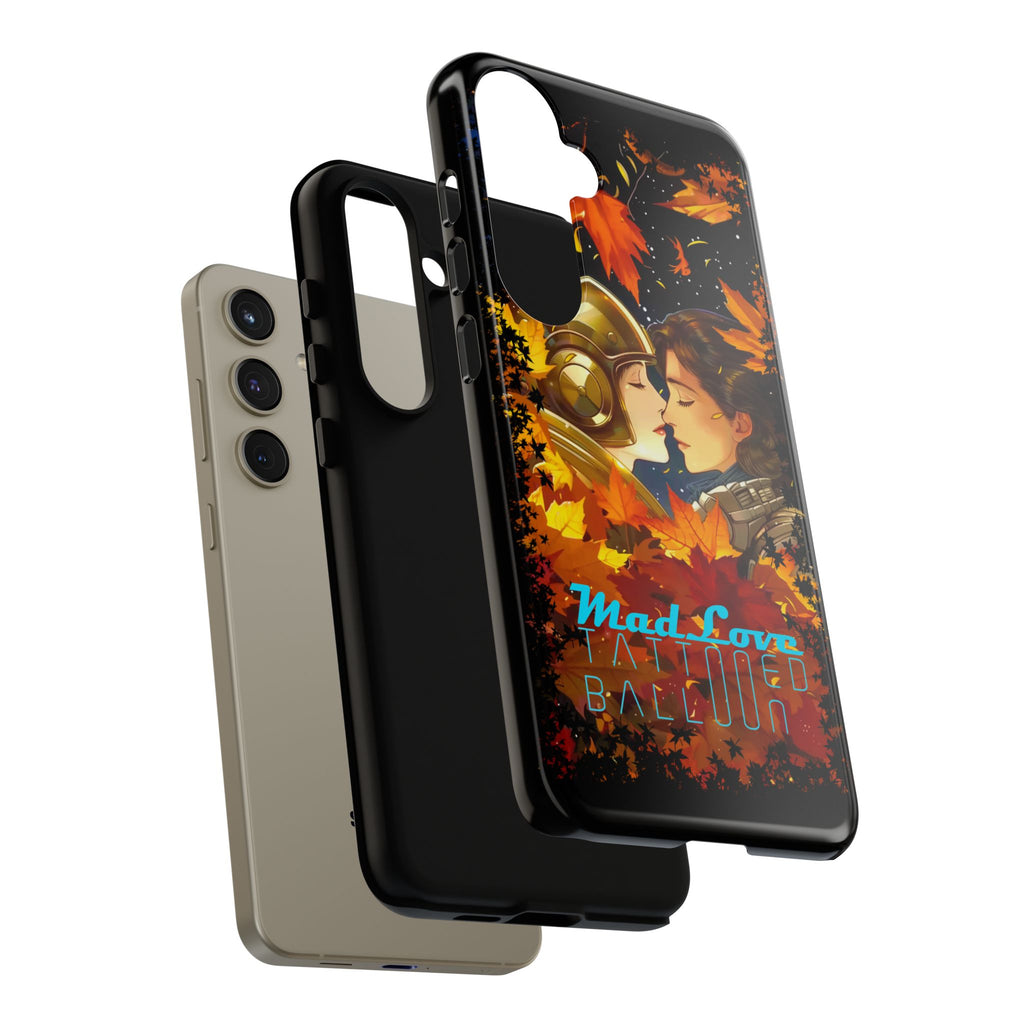 "Mad Love" Phone Case, Fall Themed Phone Accessory, Cute Couple Protector, Seasonal Tech Accessories, Gift for Him or Her