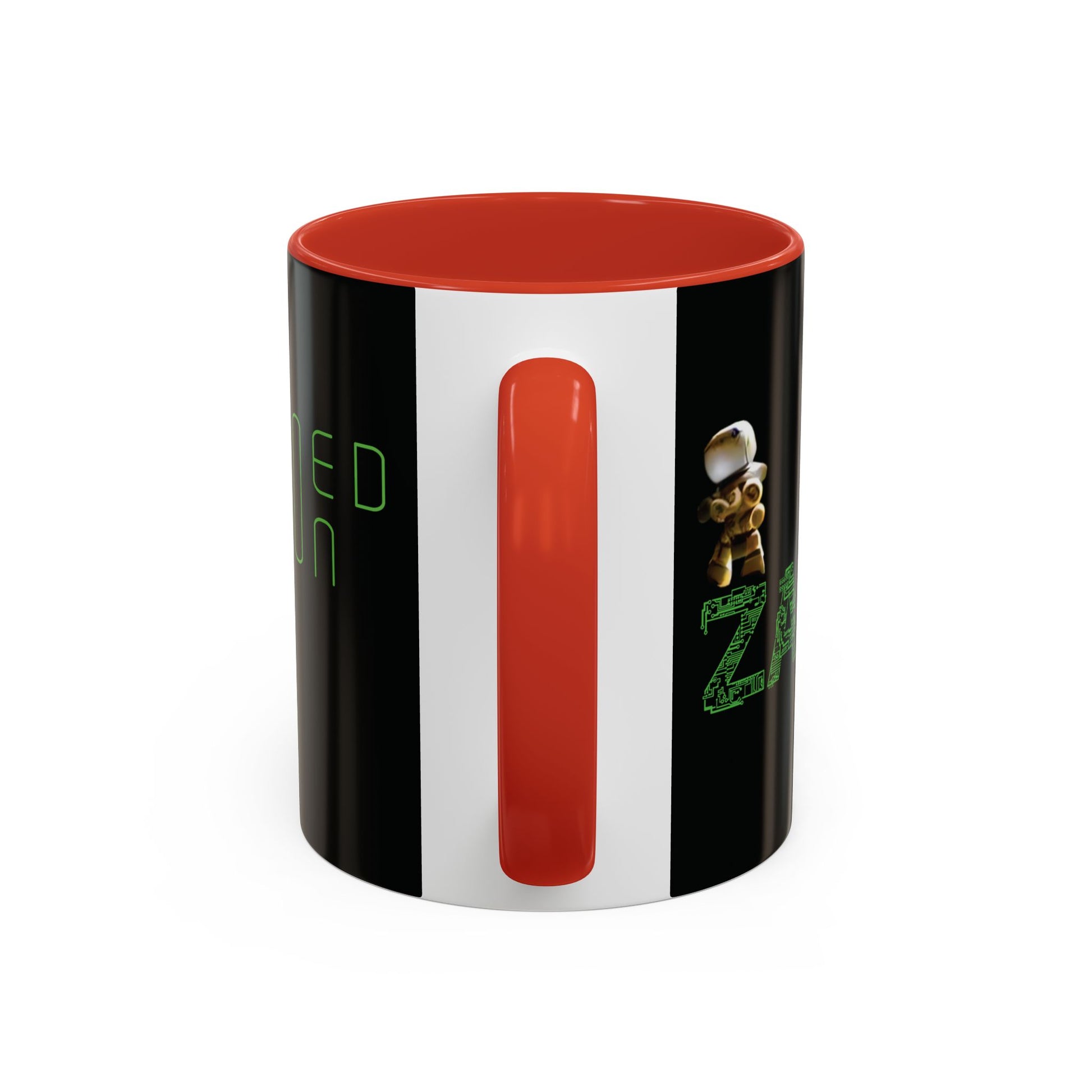 "Zapper" by Tattooed Balloon,  Accent Coffee Mug for TB Lovers