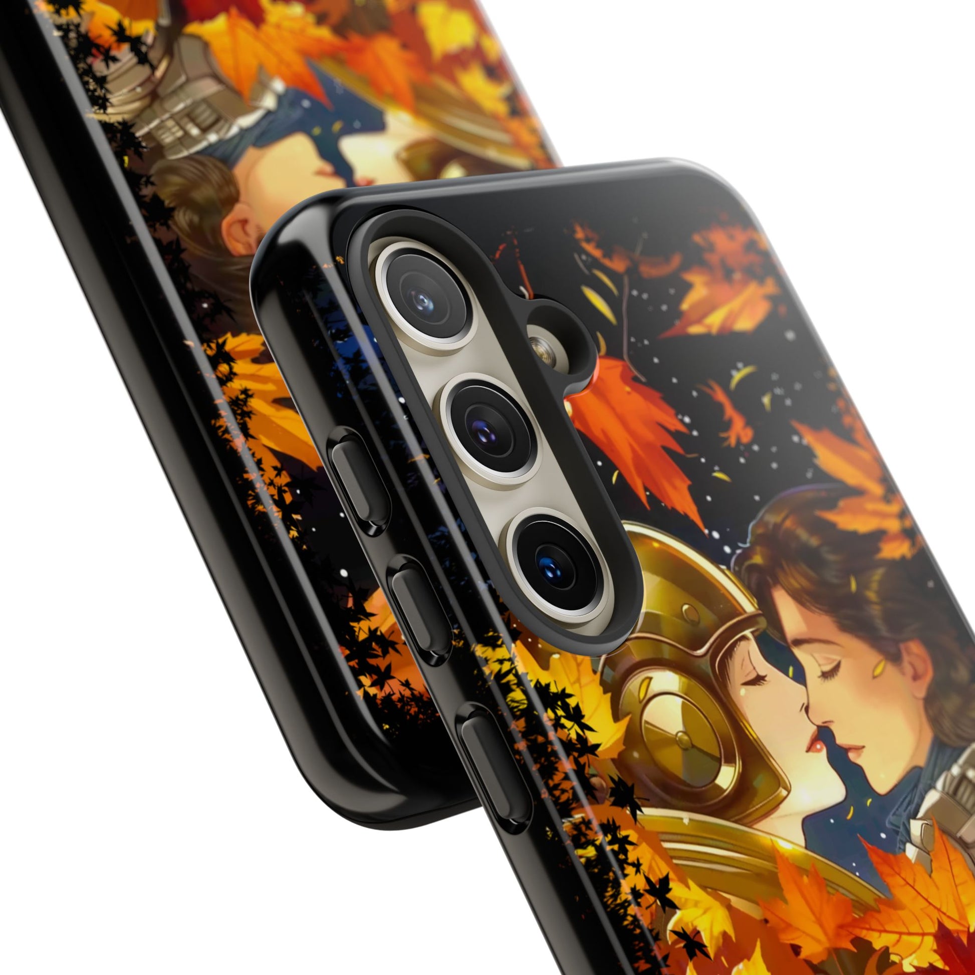 "Mad Love" Phone Case, Fall Themed Phone Accessory, Cute Couple Protector, Seasonal Tech Accessories, Gift for Him or Her