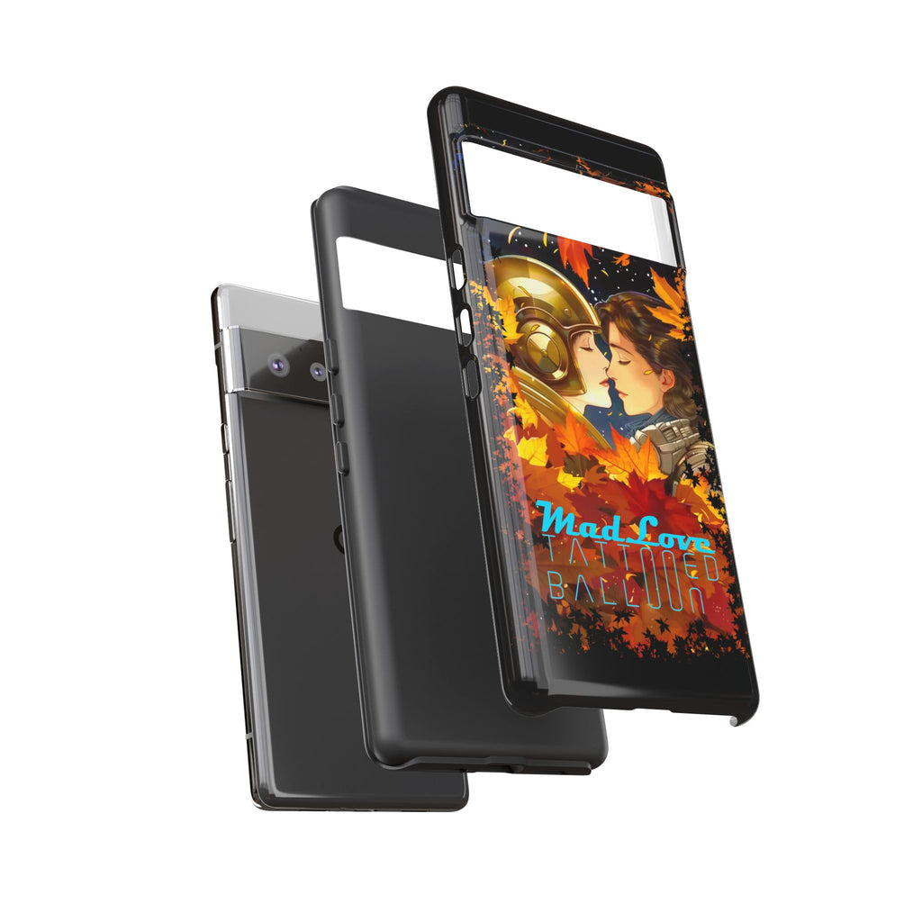 "Mad Love" Phone Case, Fall Themed Phone Accessory, Cute Couple Protector, Seasonal Tech Accessories, Gift for Him or Her