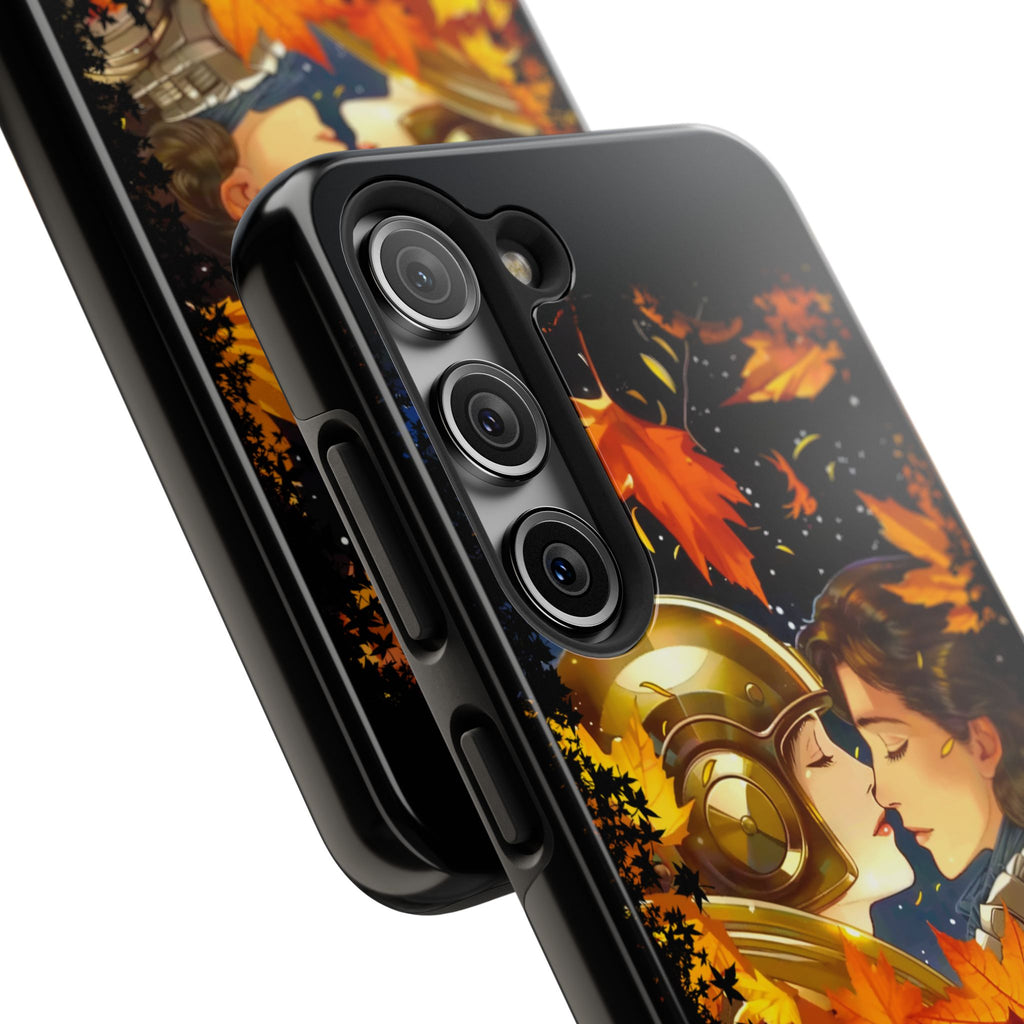 Tattooed Balloon, Unique Phone Covers, Mad Love Design, Autumn Vibes, Romantic Quotes Tough Phone Cases for Her | Fall Accessories, Couple Gifts,