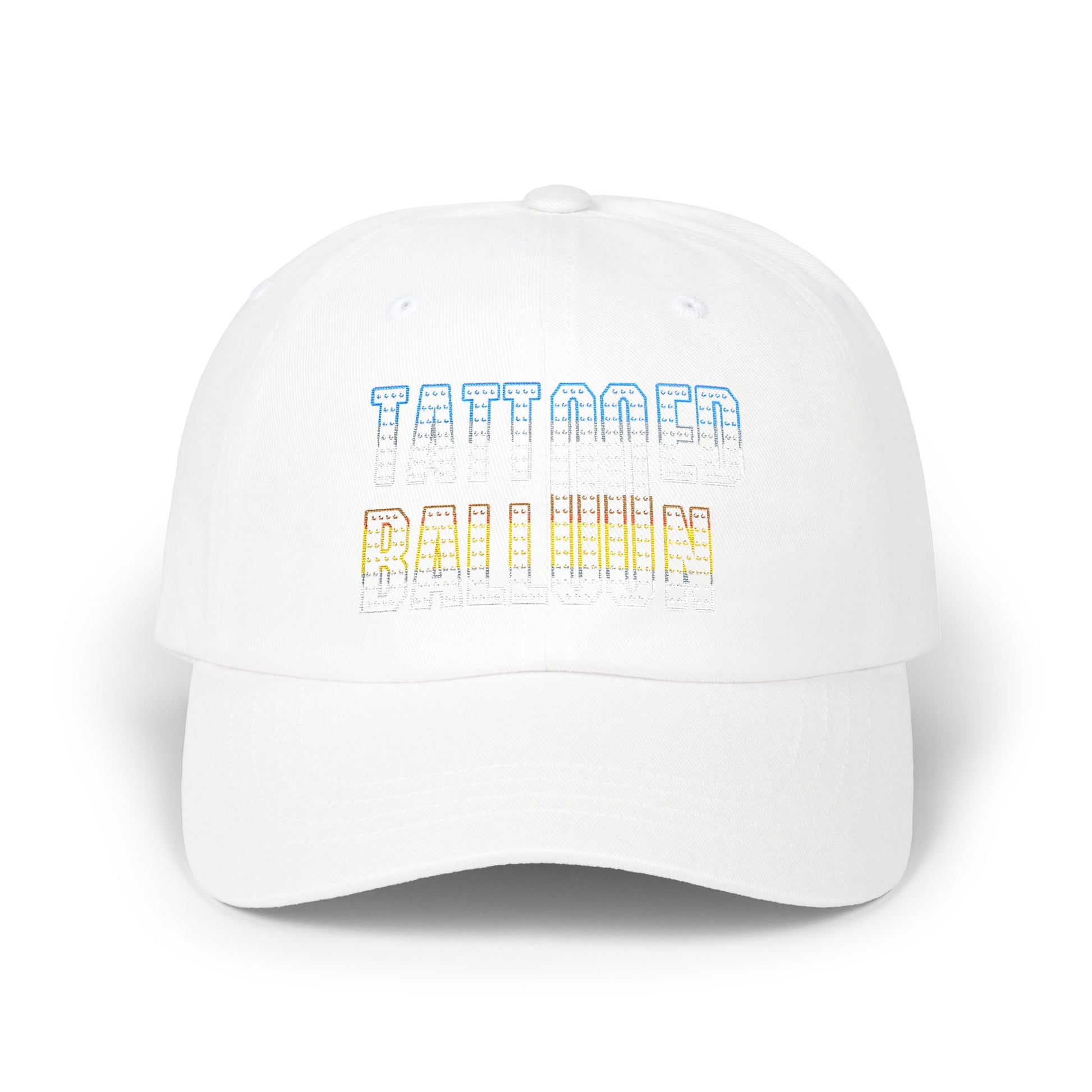 Stylish Dad Cap with "Tattooed Balloon" Design - Perfect Gift for Dads, Fashion Accessory, Unisex Hat, Summer Style, Everyday Wear