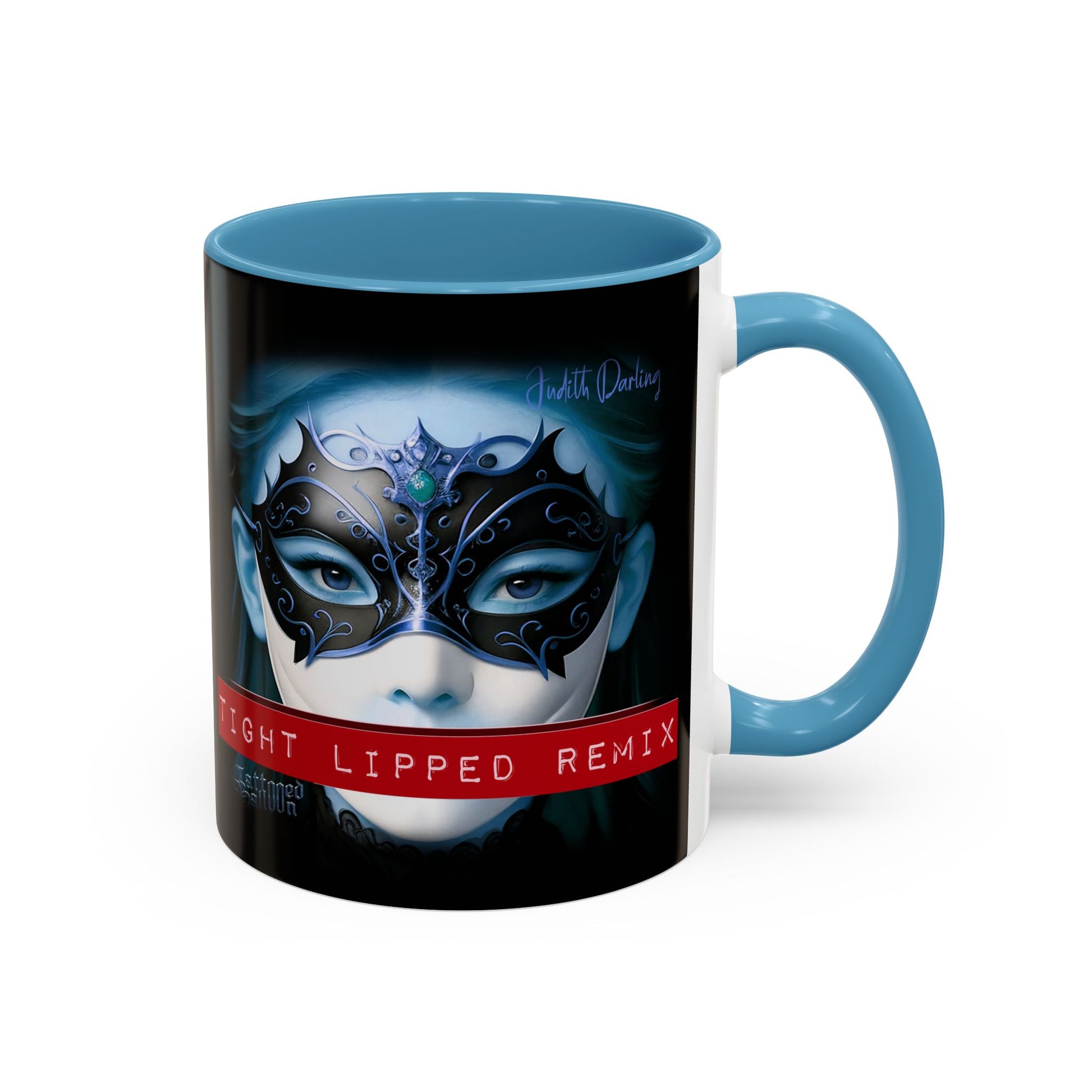 "Judith Darling" Mystical Masquerade Coffee Mug from Tattooed Balloon