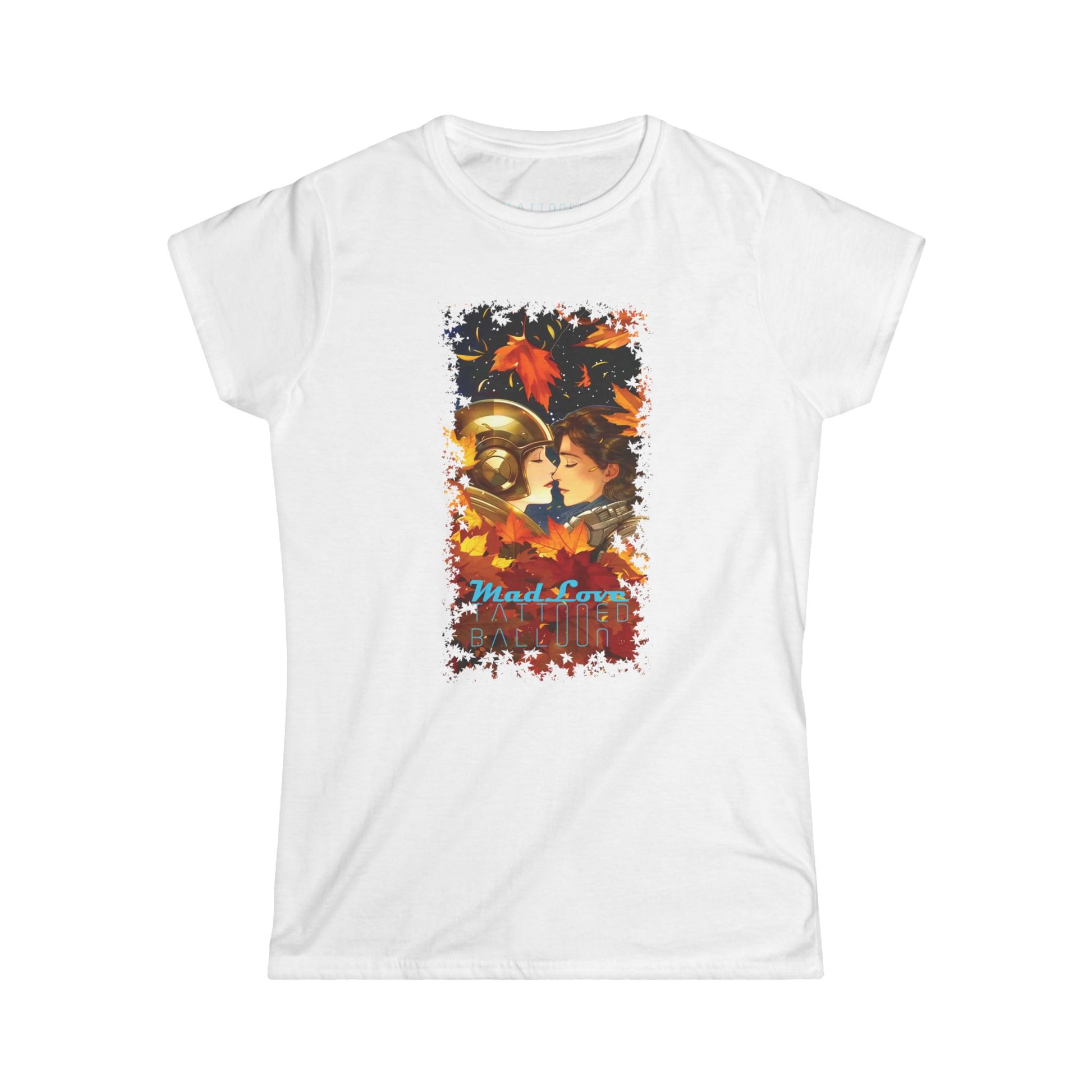 "Mad Love" Women's Tee, Cute Casual Shirt for Couples, Fall Fashion Gift, Autumn T-Shirt, Romantic Gift Idea, Cozy Everyday Wear