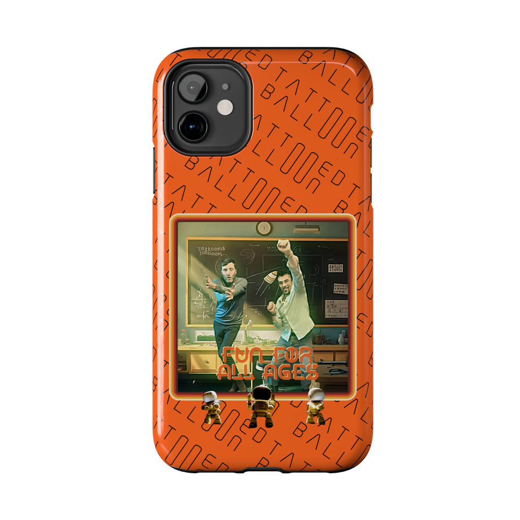 Hypersonic By Tattooed Balloon Now in the Palm of you hand!, Unique Phone Cover Orange