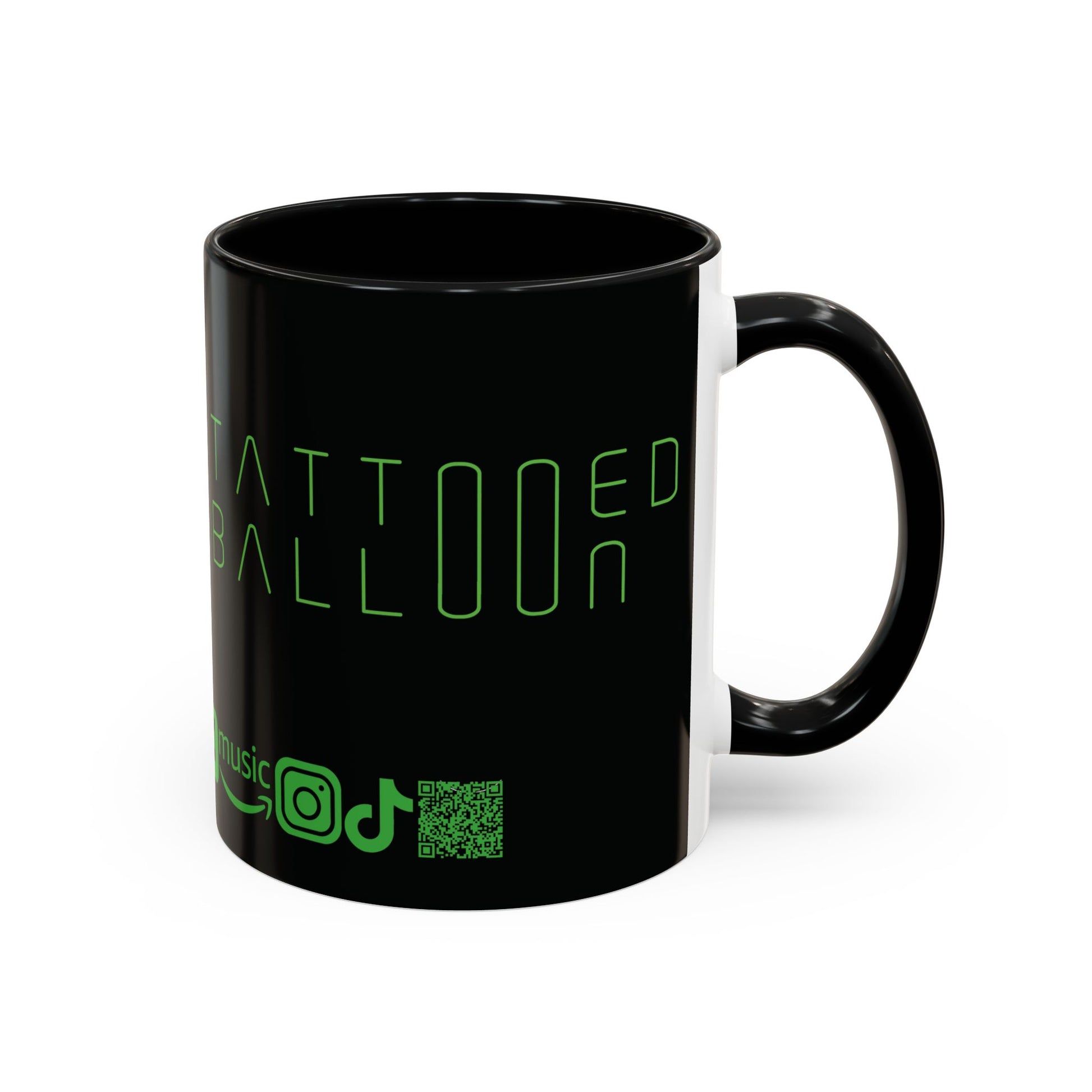"Zapper" by Tattooed Balloon,  Accent Coffee Mug for TB Lovers
