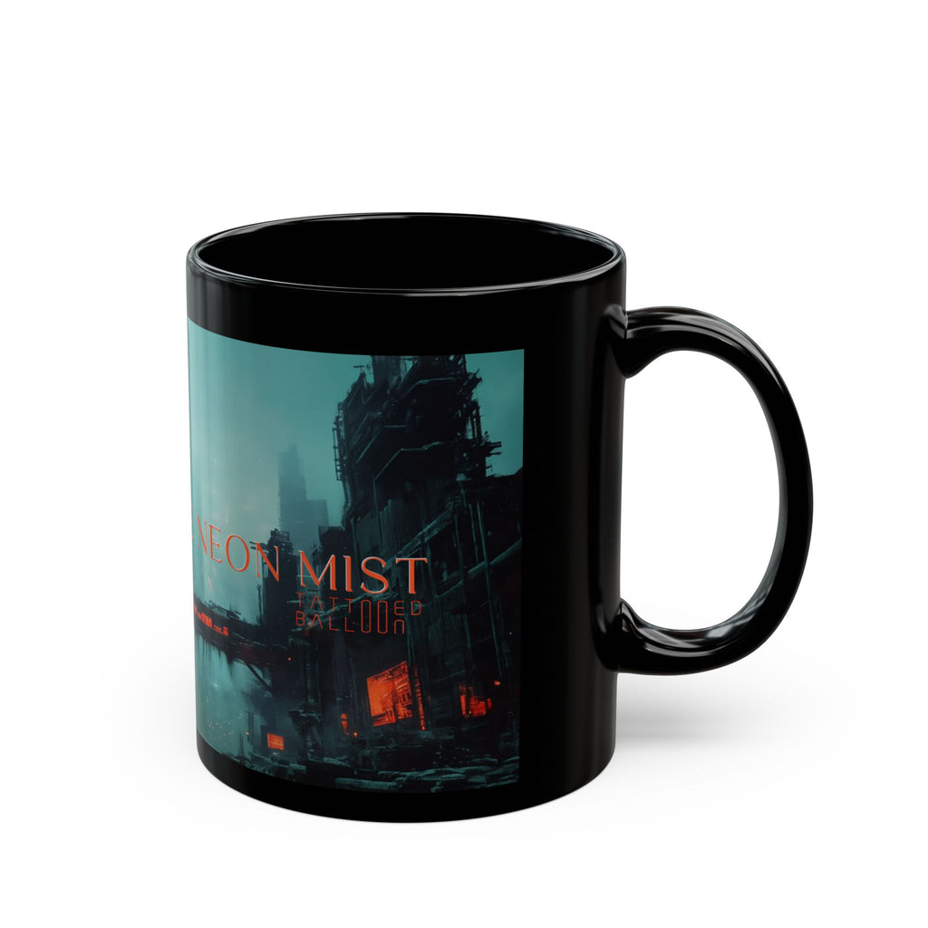 Echoes Of The Neon Mist, Unique Gift for TB Lovers,  Retro Coffee Cup