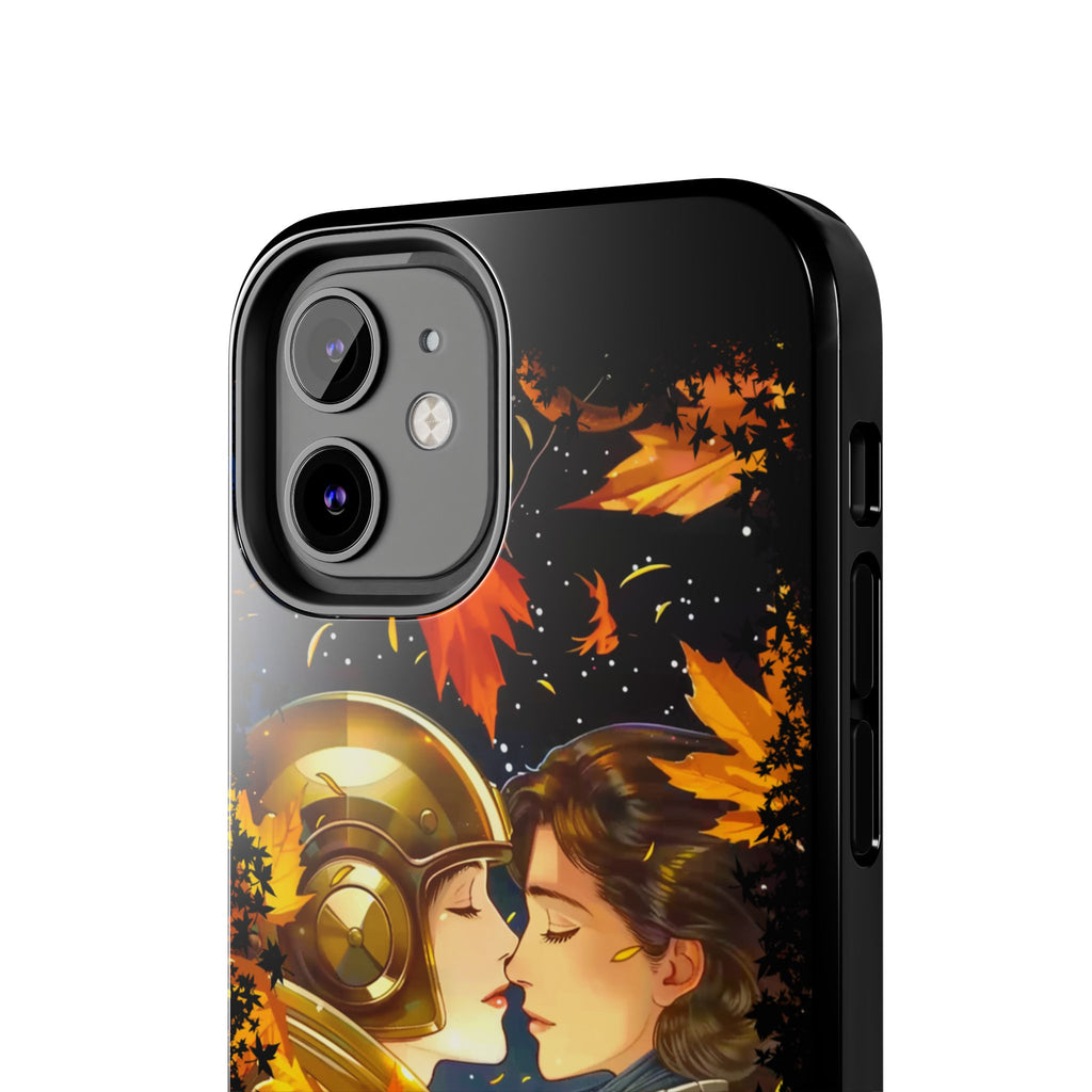 Tattooed Balloon, Unique Phone Covers, Mad Love Design, Autumn Vibes, Romantic Quotes Tough Phone Cases for Her | Fall Accessories, Couple Gifts,