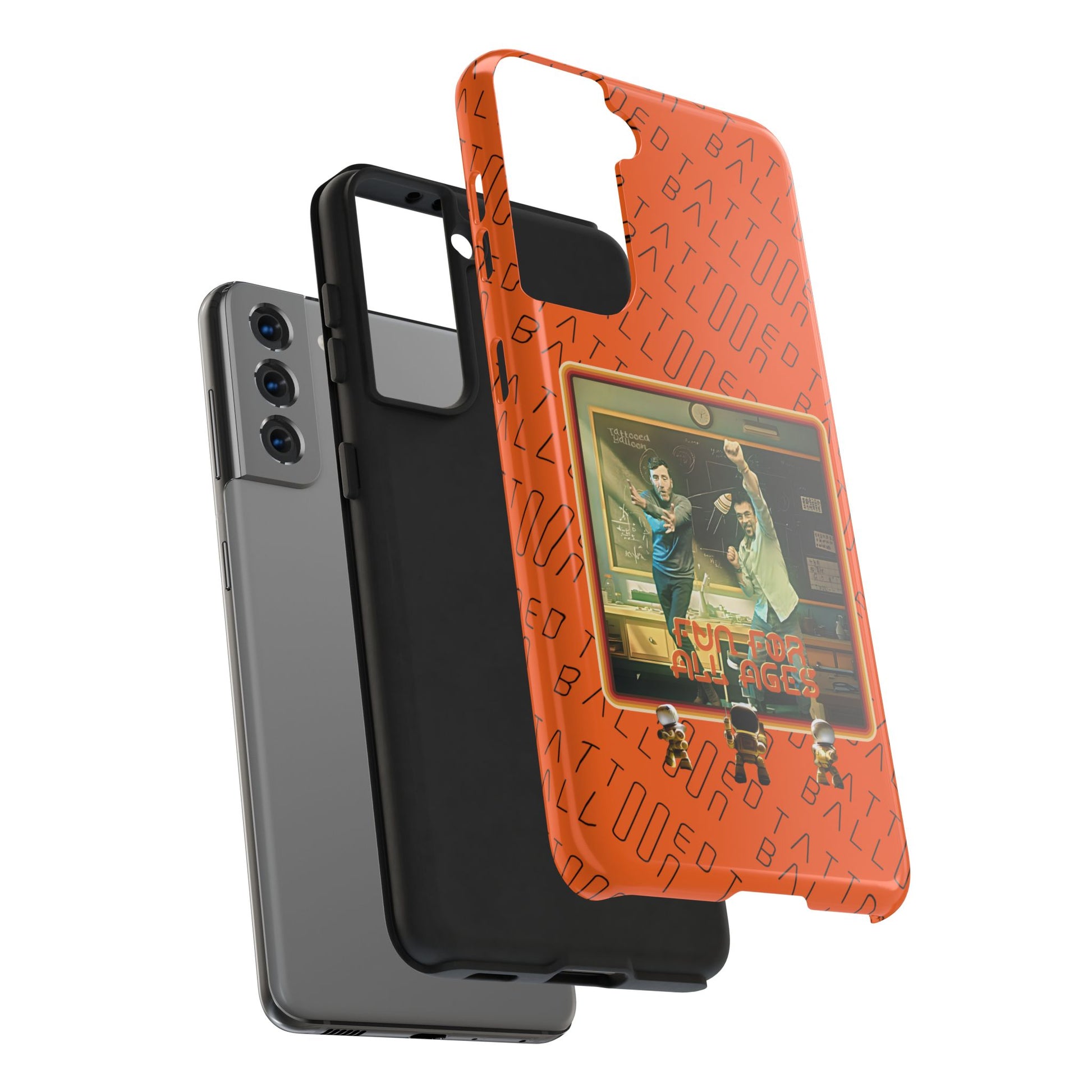 Hypersonic By Tattooed Balloon Now in the Palm of you hand!, Unique Phone Cover Orange