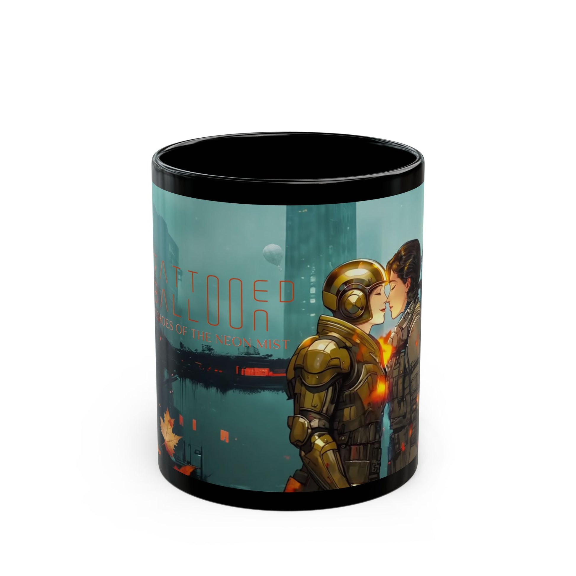 Echoes Of The Neon Mist Unique Gift for TB Lovers,  Retro Cup