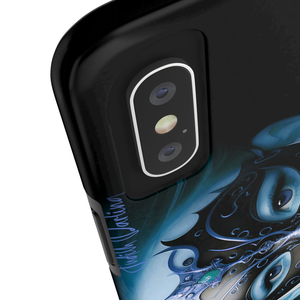 "Judith Darling" By Tattooed Balloon Now in the Palm of you hand!, Unique Phone Cover (Black)