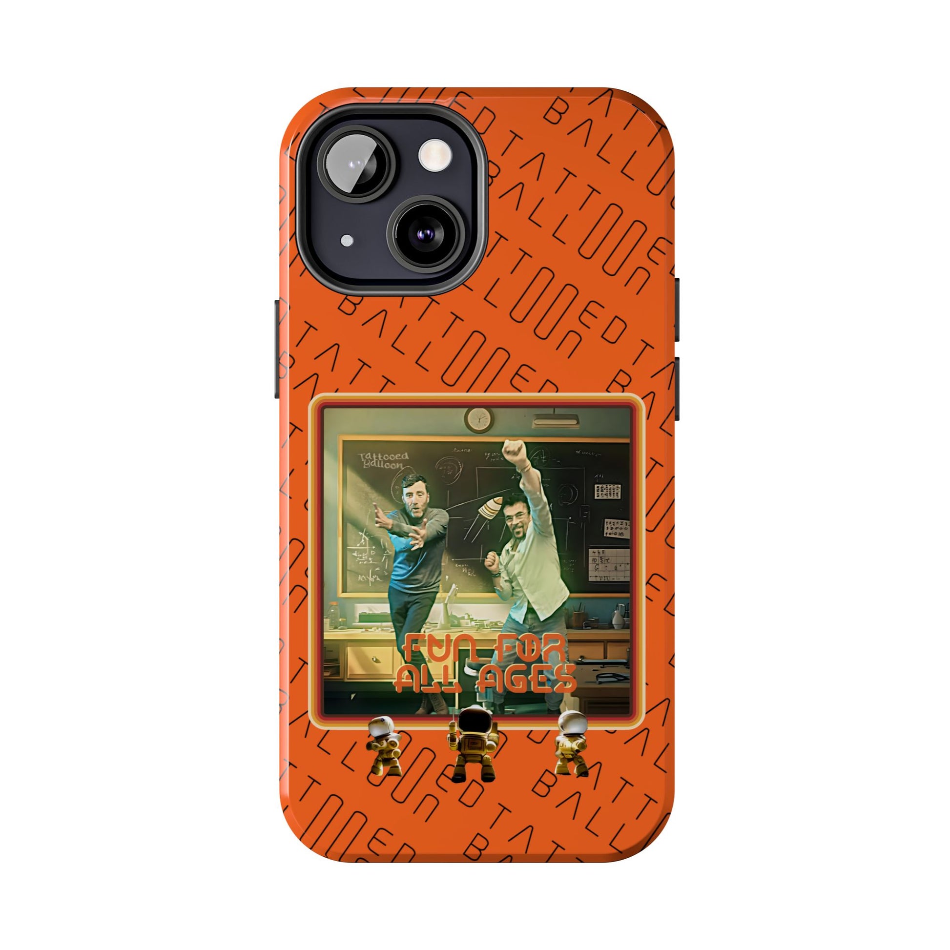 Hypersonic By Tattooed Balloon Now in the Palm of you hand!, Unique Phone Cover Orange