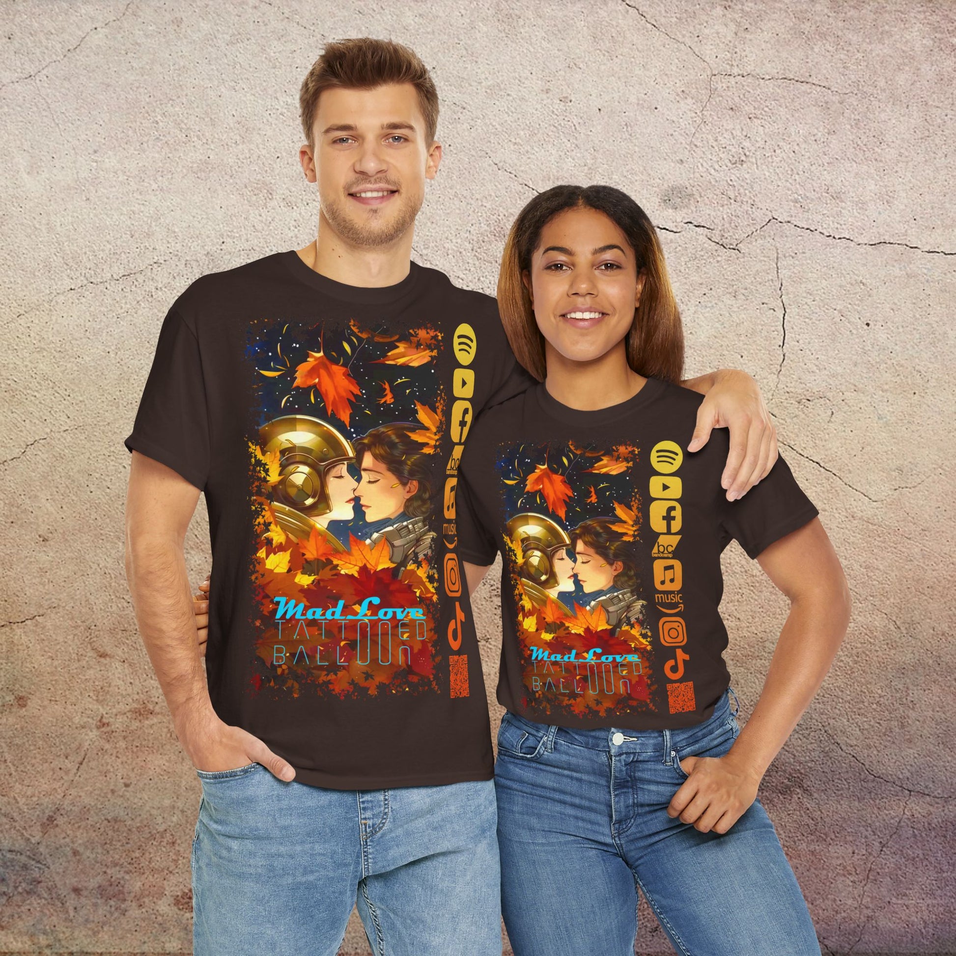 "Mad Love" Tee, by Tattooed Balloon, Fall Vibes,  Social Media Tee, Festival Apparel