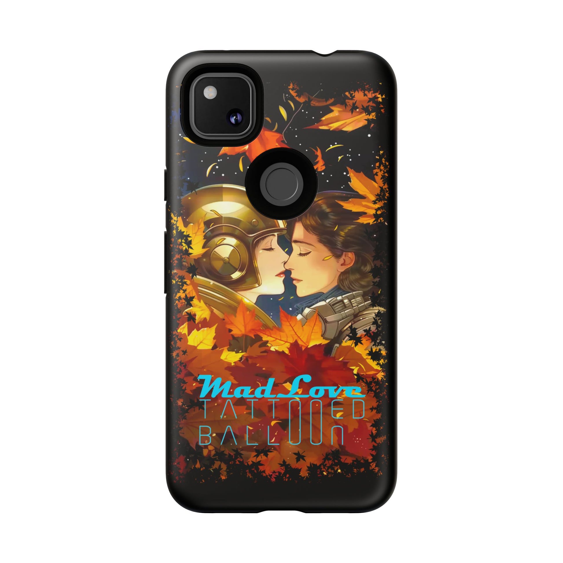 "Mad Love" Phone Case, Fall Themed Phone Accessory, Cute Couple Protector, Seasonal Tech Accessories, Gift for Him or Her