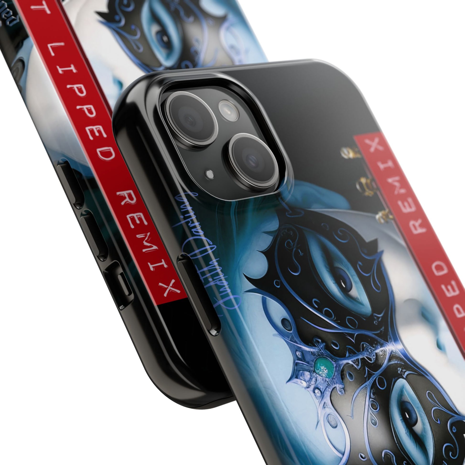 "Judith Darling" By Tattooed Balloon Now in the Palm of you hand!, Unique Phone Cover (Black)