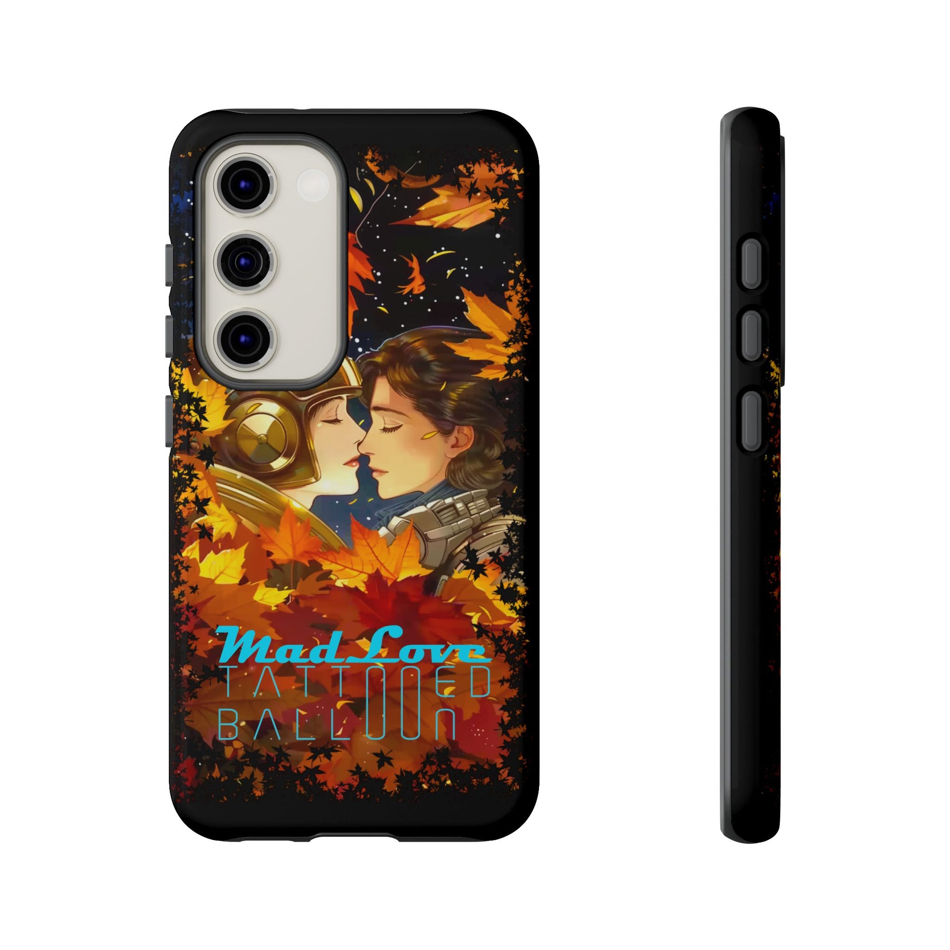 "Mad Love" Phone Case, Fall Themed Phone Accessory, Cute Couple Protector, Seasonal Tech Accessories, Gift for Him or Her