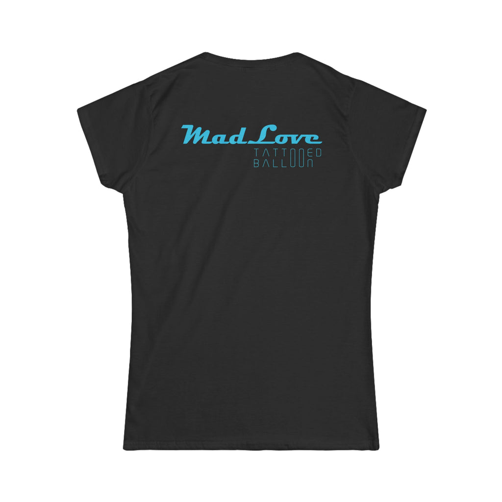 "Mad Love" Women's Tee, Cute Casual Shirt for Couples, Fall Fashion Gift, Autumn T-Shirt, Romantic Gift Idea, Cozy Everyday Wear