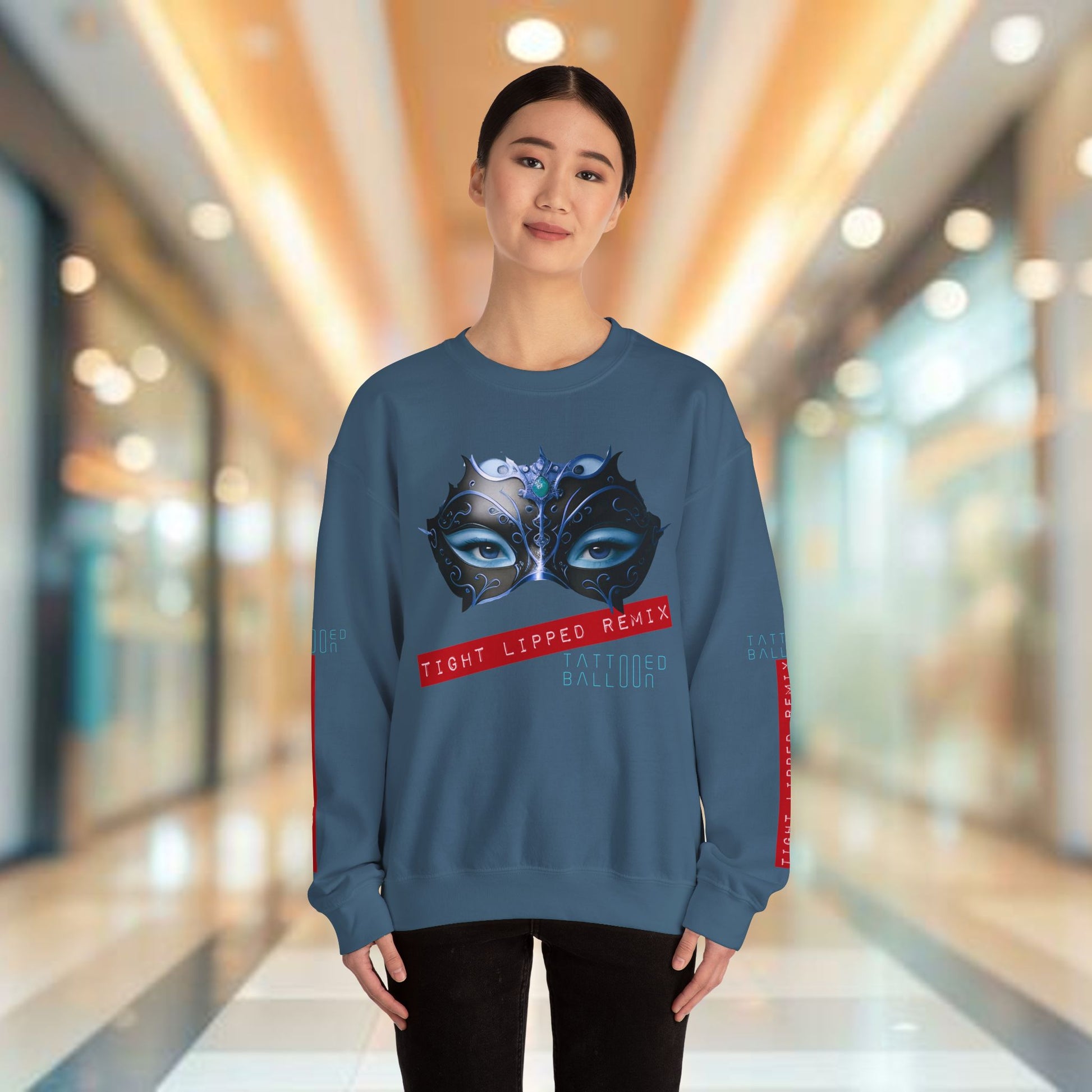 Judith Darling now here as a Mystical Graphic Crewneck Sweatshirt, Unique Unisex Pullover, Streetwear Fashion, Gift for Art Lovers, Statement Piece, Cozy Everyday Wear