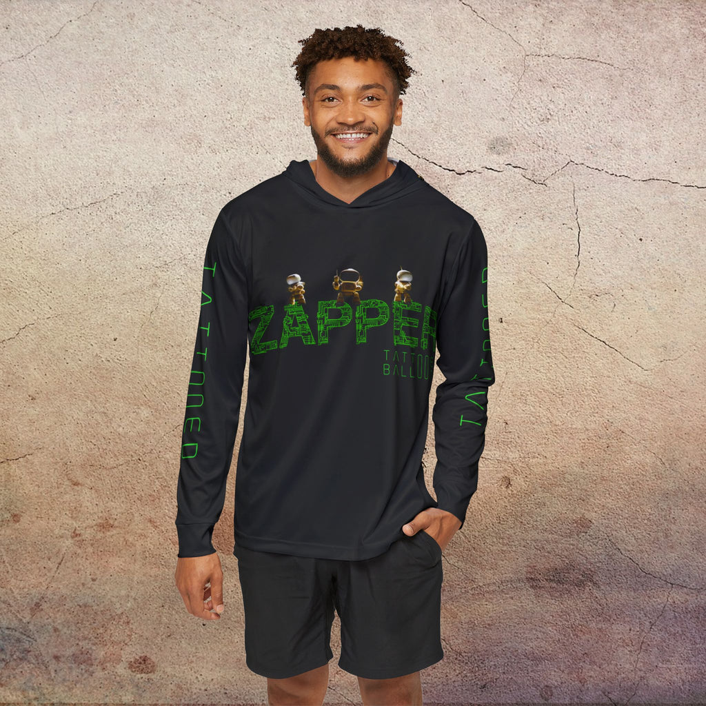 Warmup With "Zapper" Hoodie - Perfect for Gym, Casual Wear, Sports Events, Gifts, Streetwear, Fitness Enthusiasts