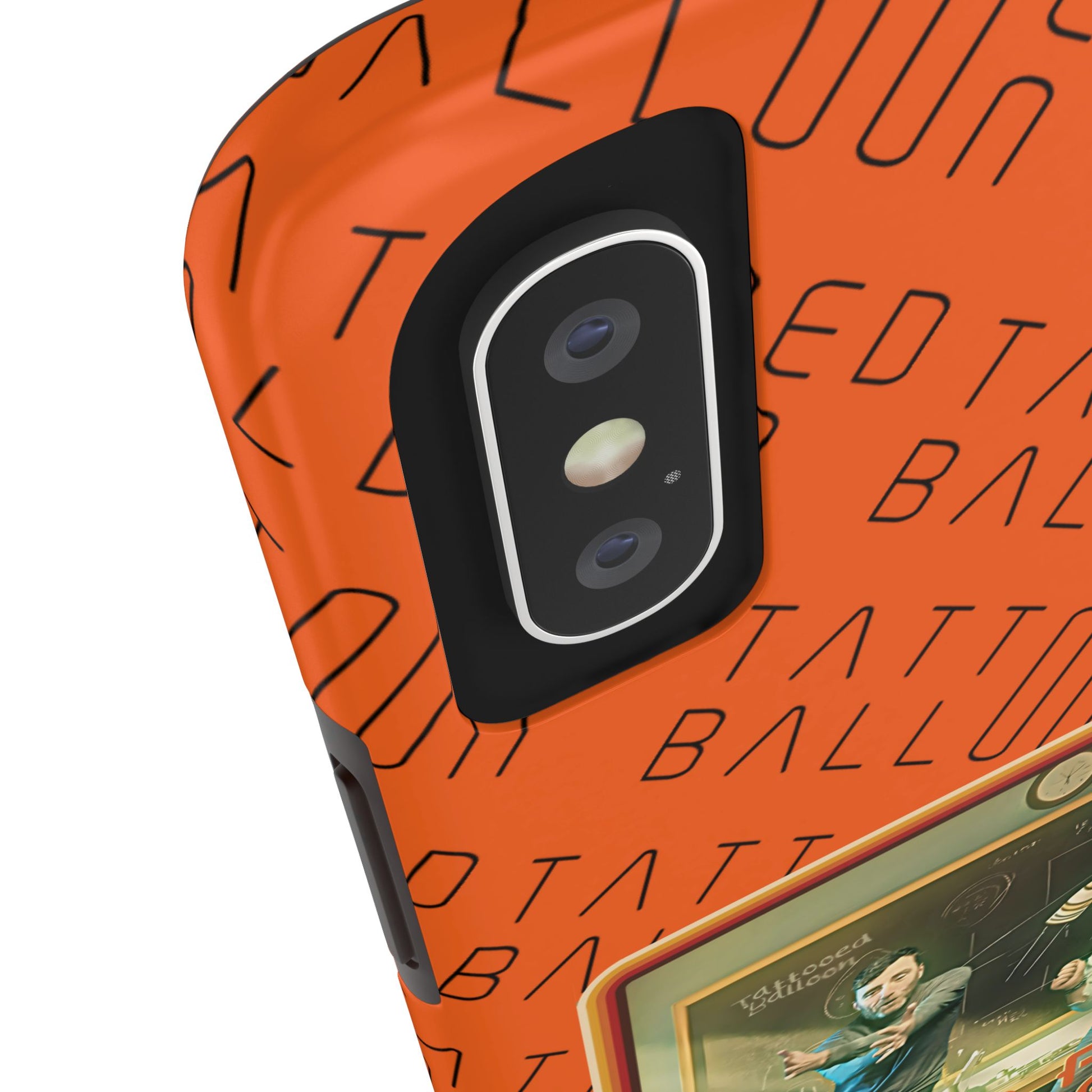 Hypersonic By Tattooed Balloon Now in the Palm of you hand!, Unique Phone Cover Orange
